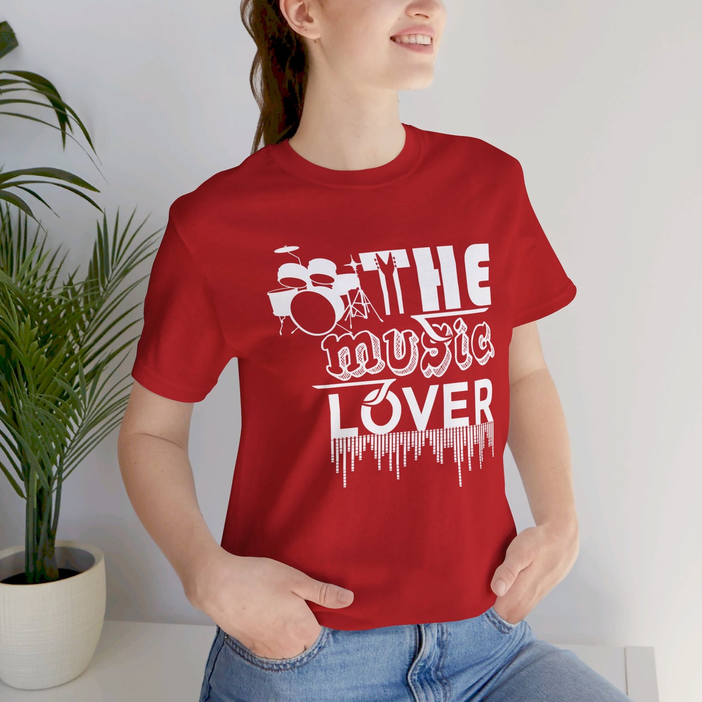 The Music Lover - Unisex Jersey Short Sleeve Tee