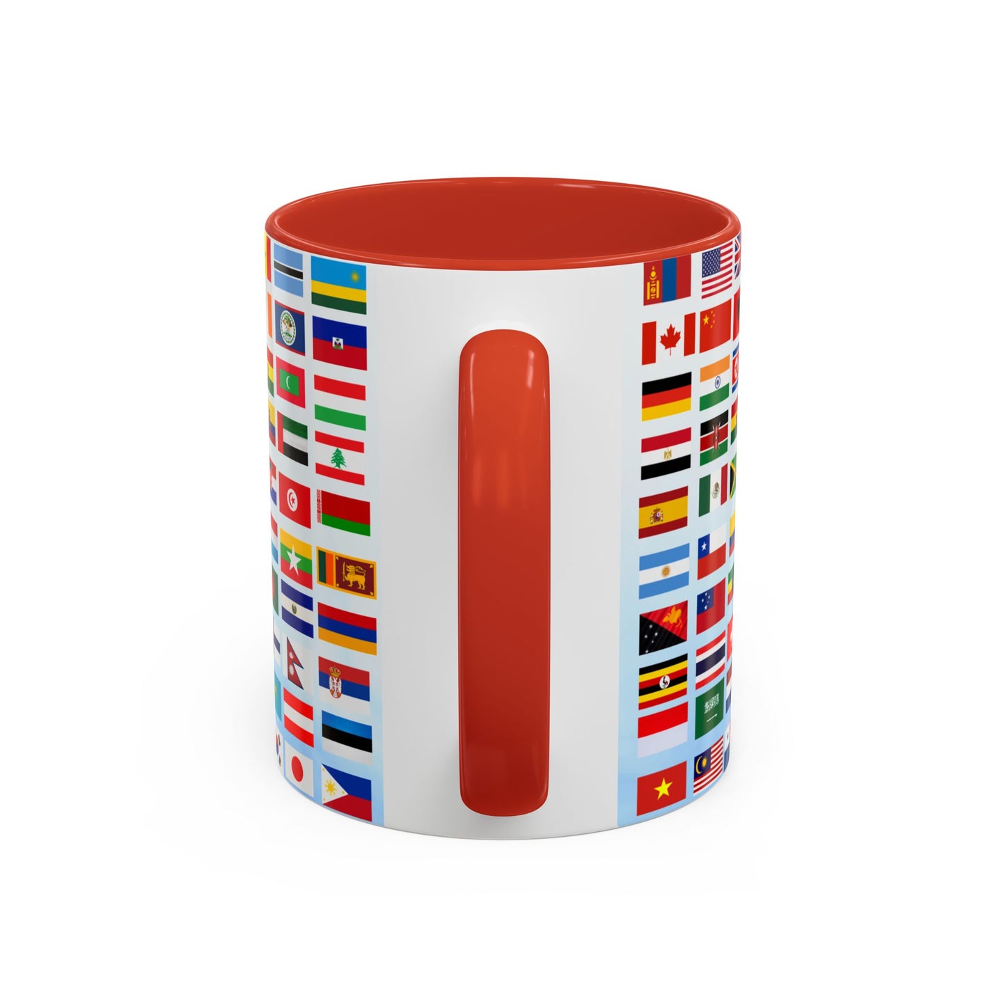 Kids, Happy Birthday, World Flag Fan, Details Customizable - Accent Coffee Mug (11, 15oz) - 11232