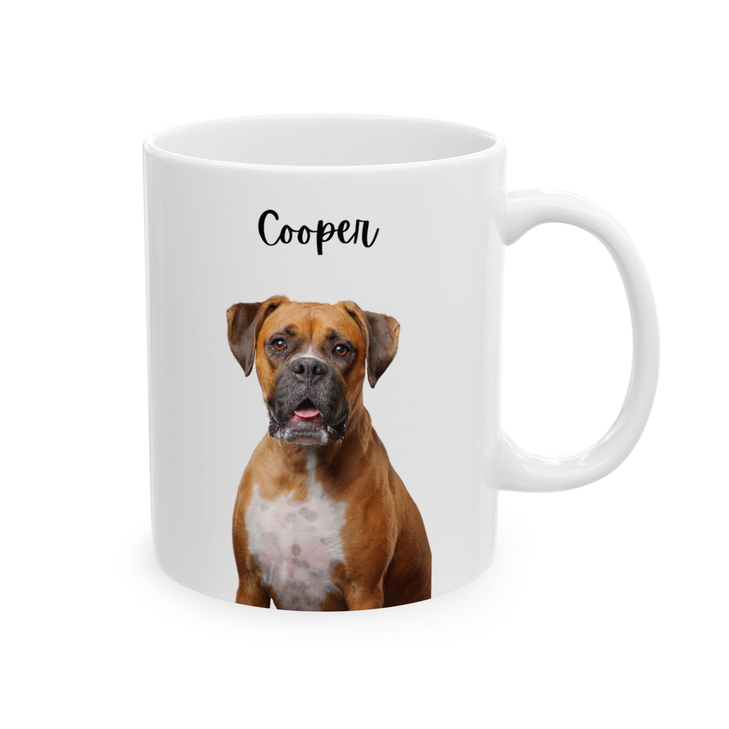 Personalized Dog Lover Mug, Cute Pet Gift, Coffee Cup, Animal Lover Present, Custom Ceramic Mug - 14176