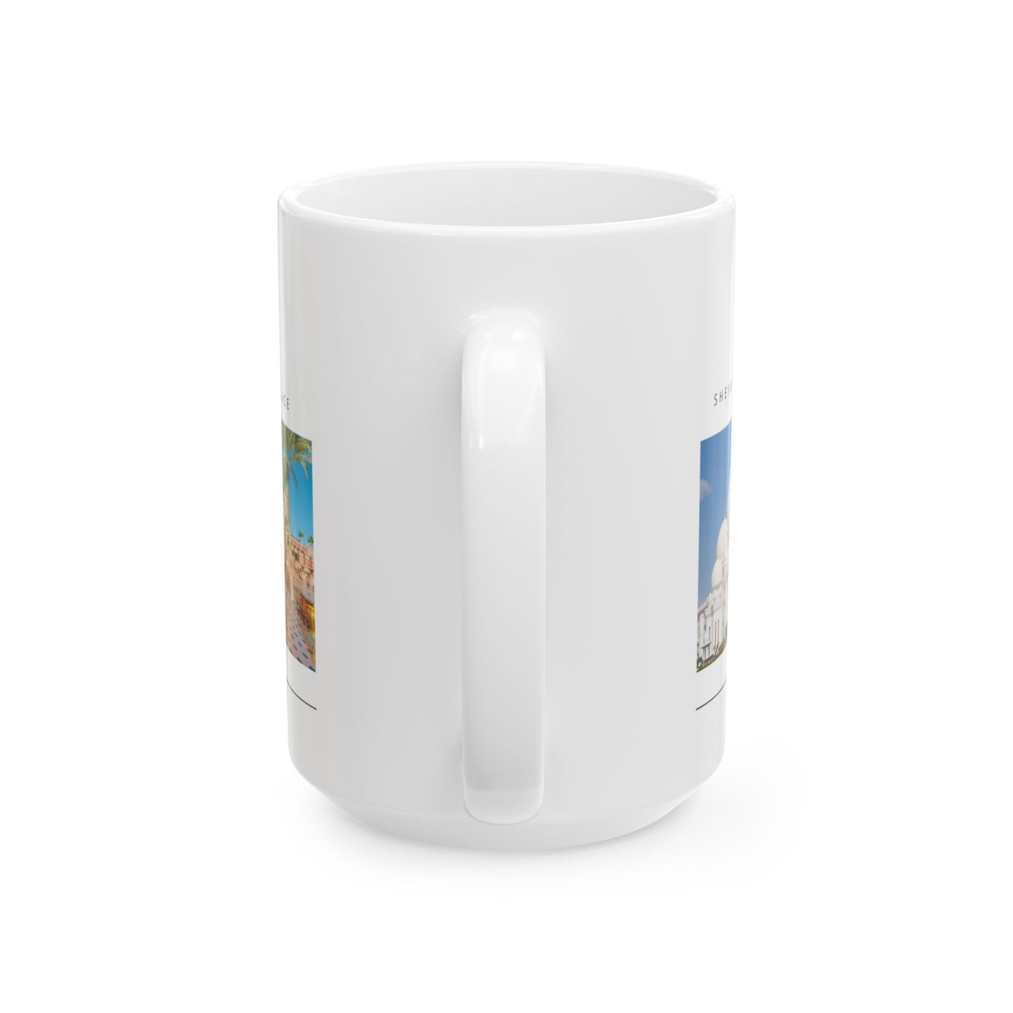 Hello Abu Dhabi! Ceramic Mug - 11oz & 15oz Coffee Cup with Scenic Design - 12097