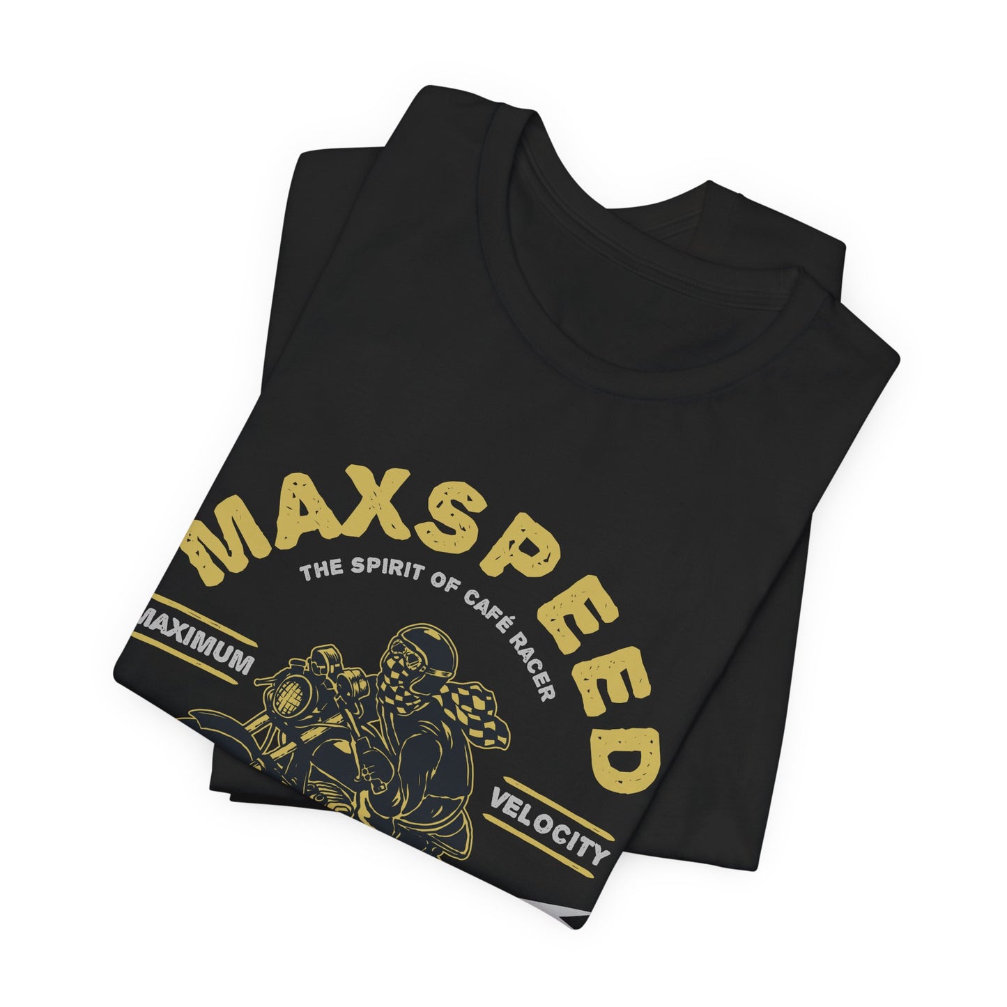 Maxspeed, The Spirit of Cafe Racer - Unisex Jersey Short Sleeve Tee - 13636