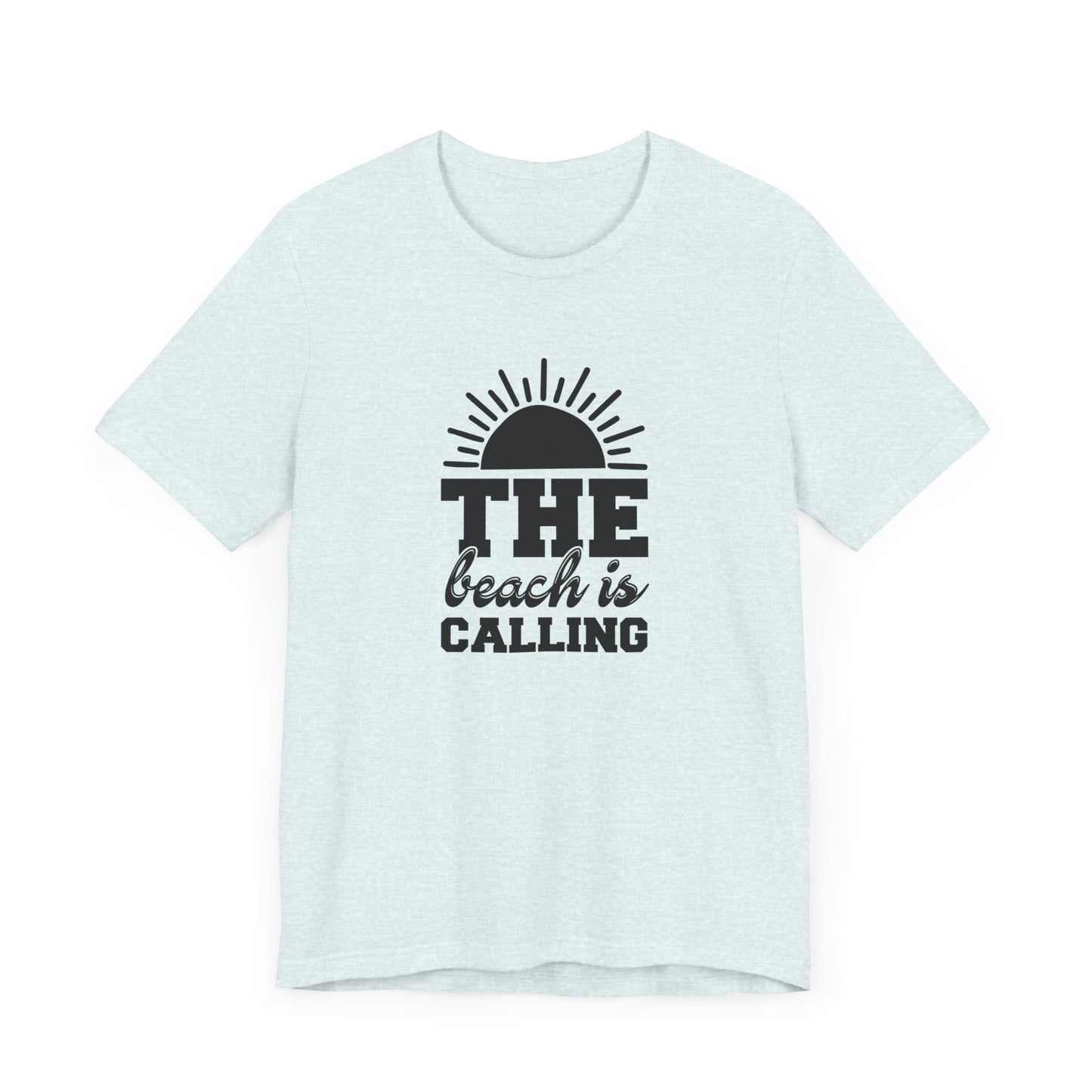 Summer: The Beach Is Calling - Unisex Jersey Short Sleeve Tee