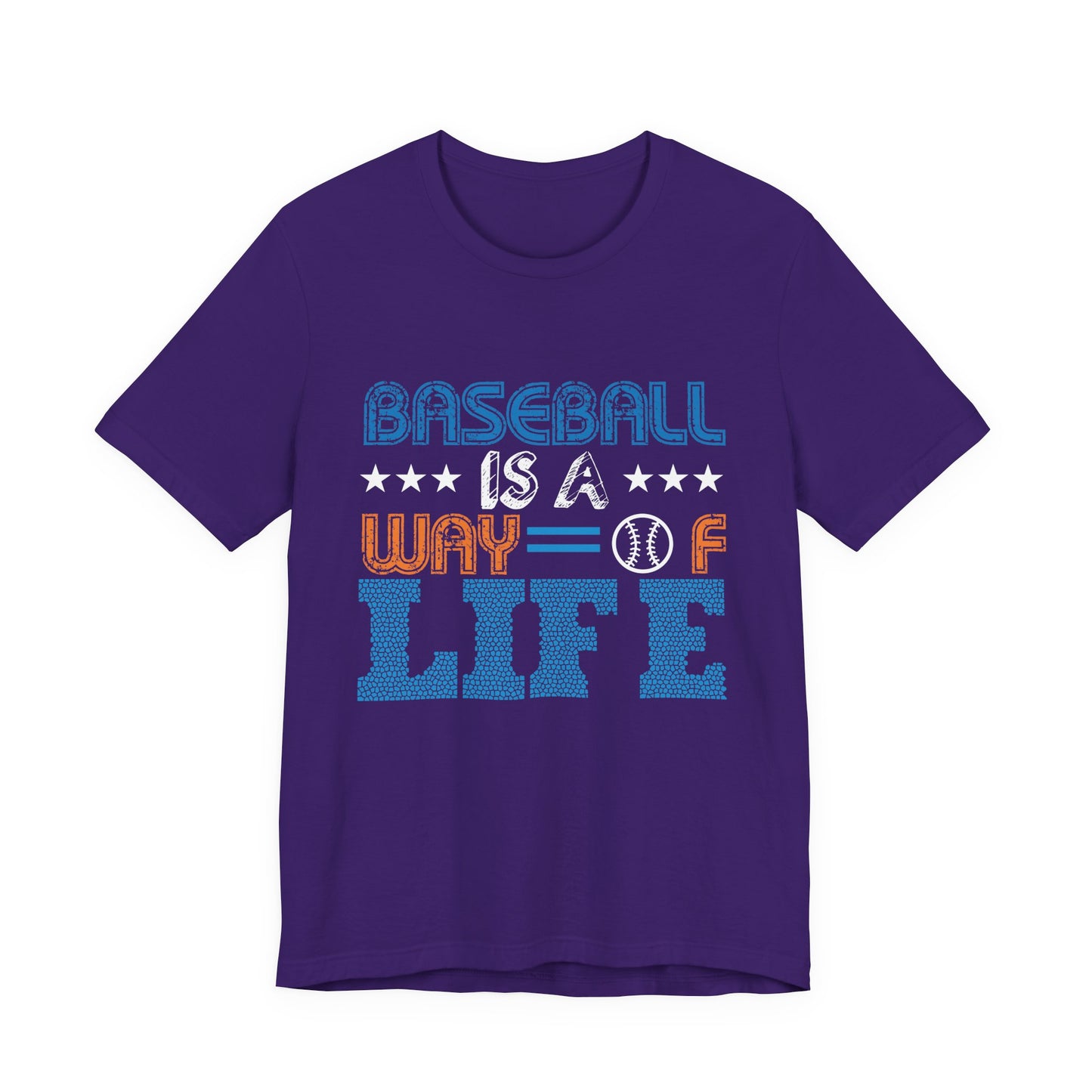 Baseball Is A Way of Life - Unisex Jersey Short Sleeve Tee - 13915