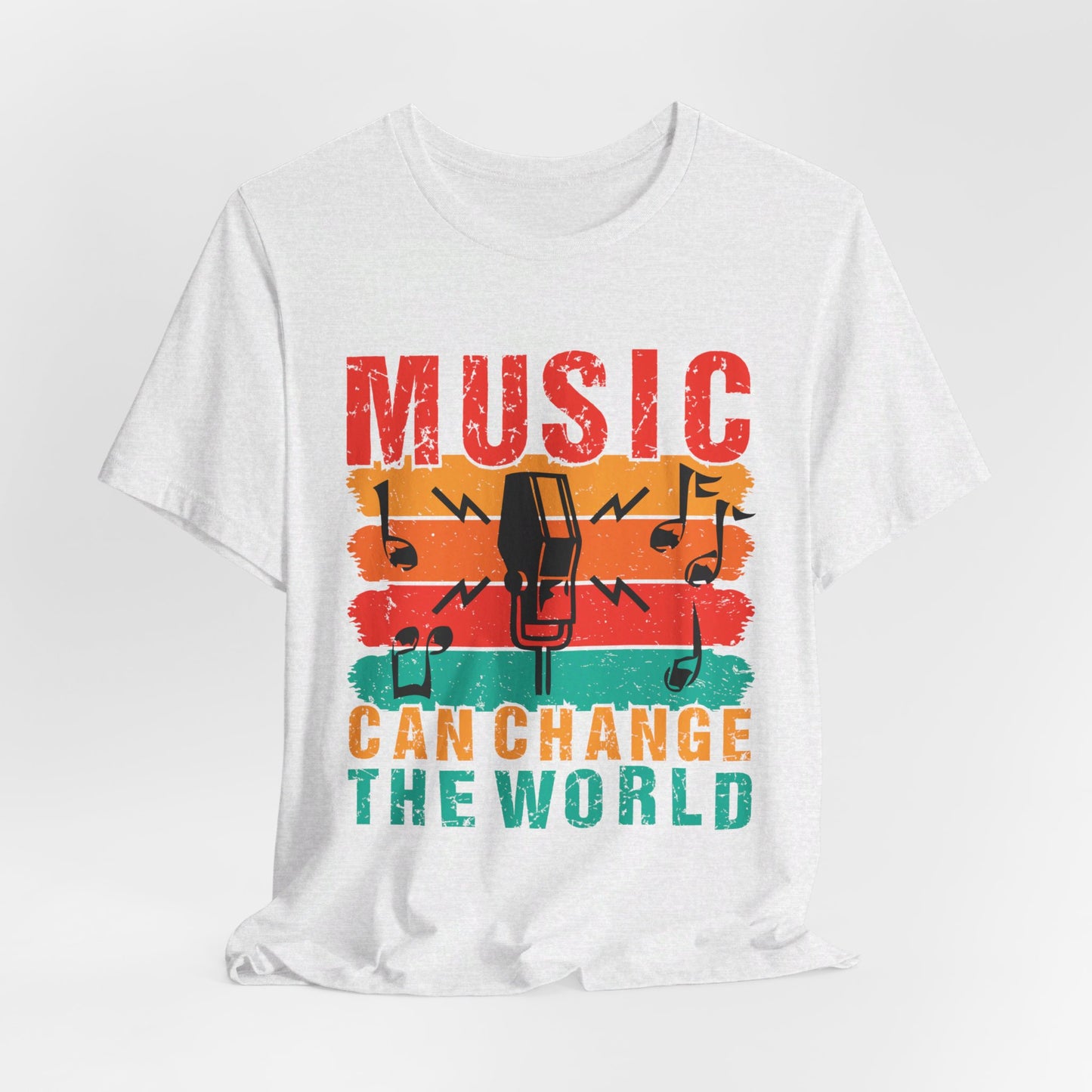 Music Can Change The World - Unisex Jersey Short Sleeve Tee