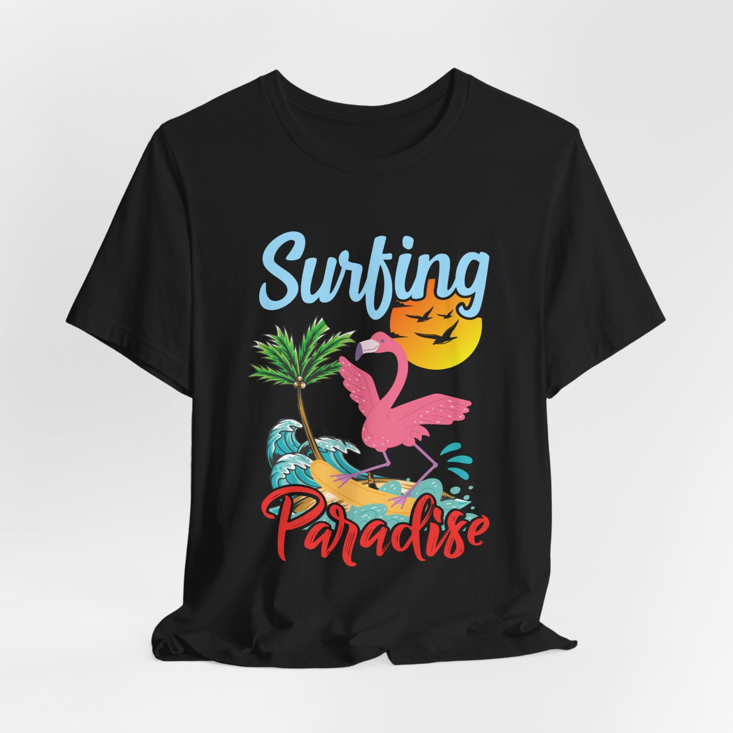 Surfing Paradise - Unisex Jersey Short Sleeve Tee - 13091