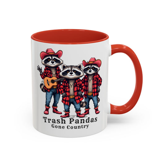 Trash Pandas Gone Country Mug – Funny Raccoon Band Coffee Mug Gift - 14860