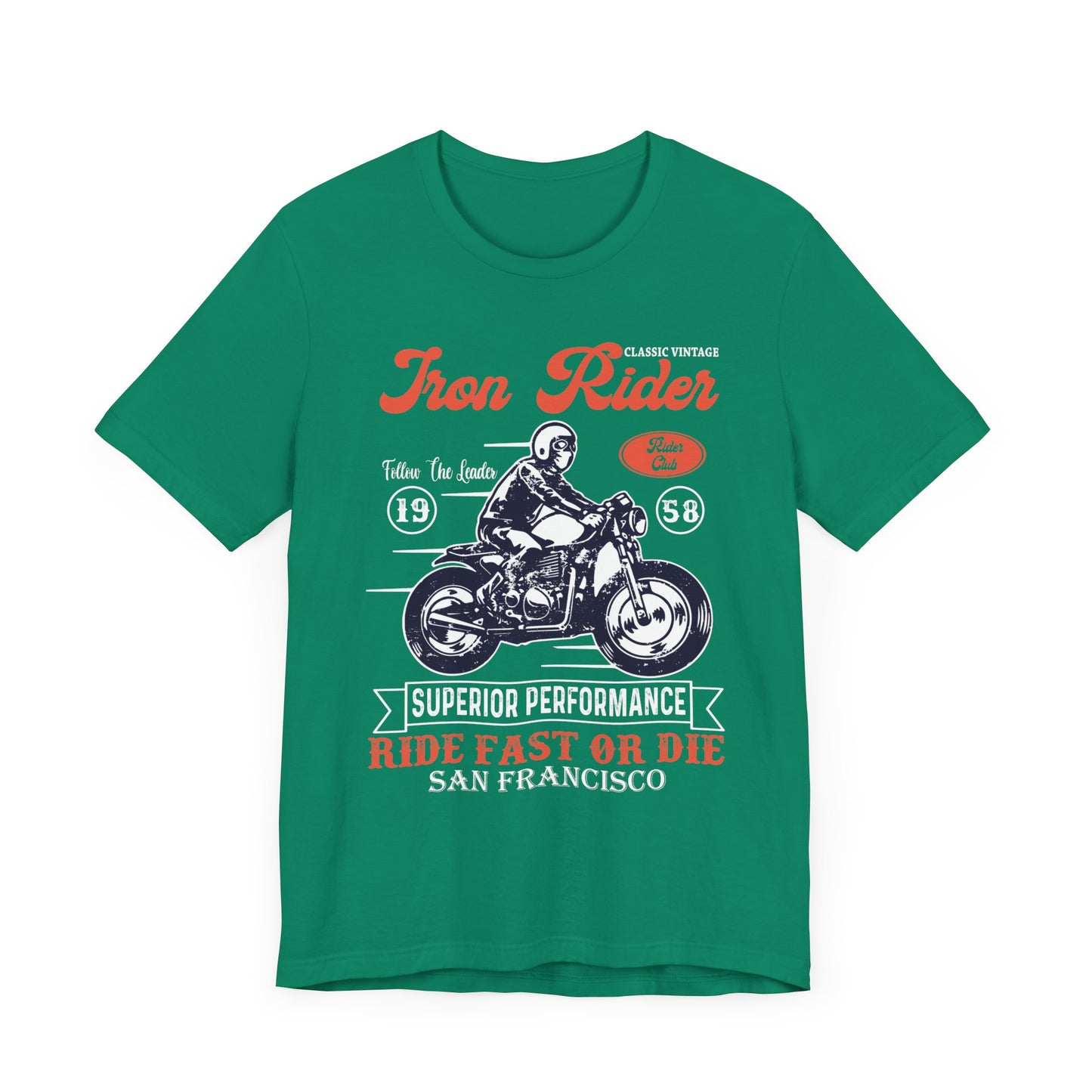 Iron Rider, Superior Performance - Unisex Jersey Short Sleeve Tee