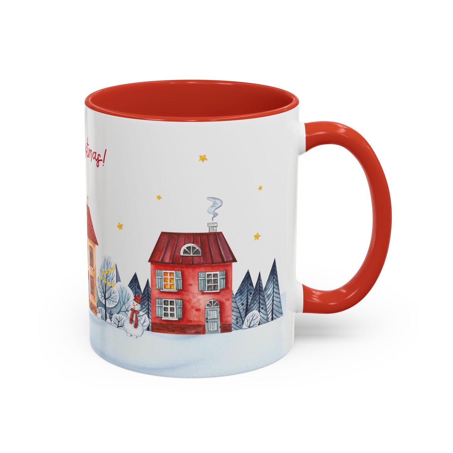 Merry Christmas, Holiday Vibe - Accent Coffee Mug (11, 15oz) - 11079