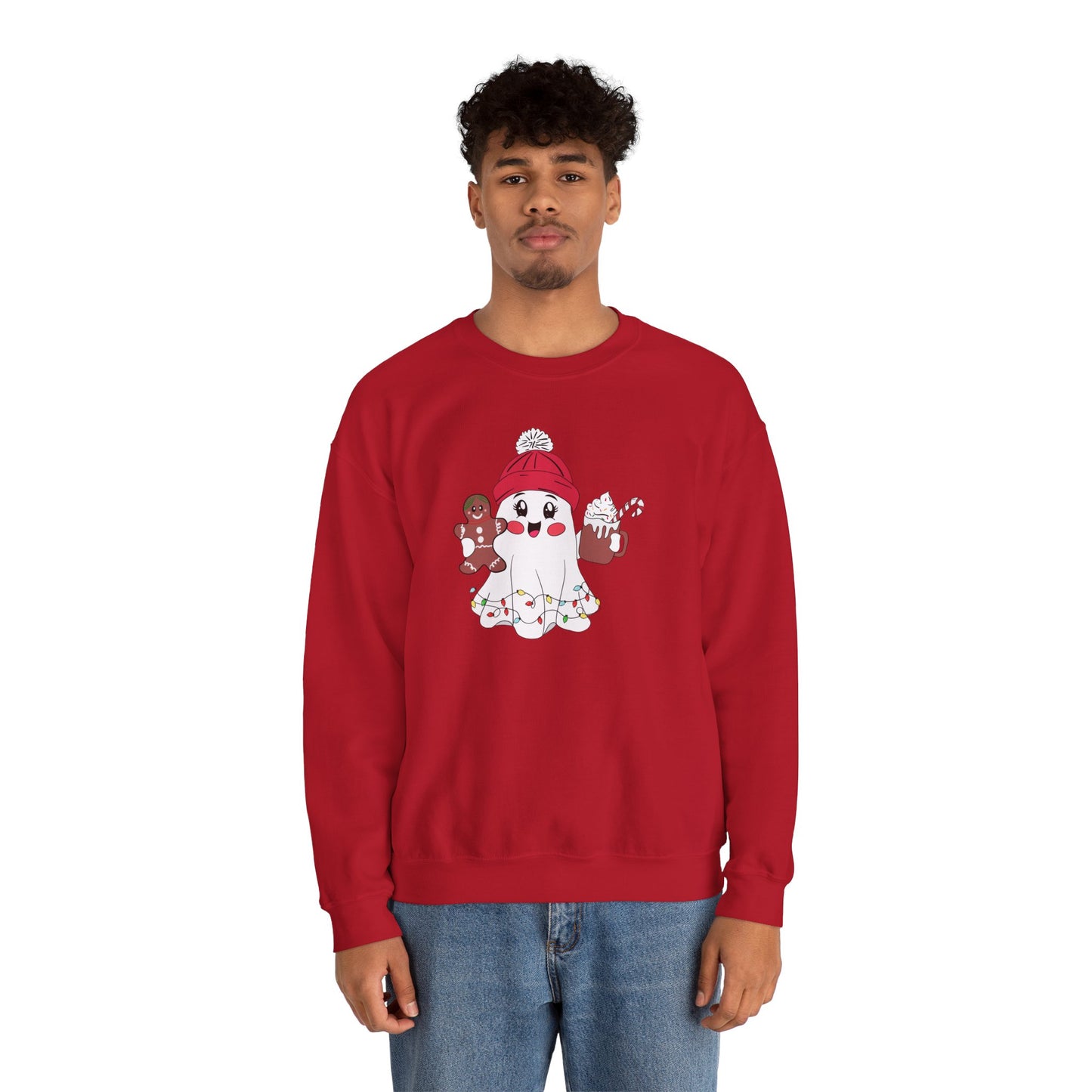 Christmas Ghost - Unisex Heavy Blend™ Crewneck Sweatshirt - 10394