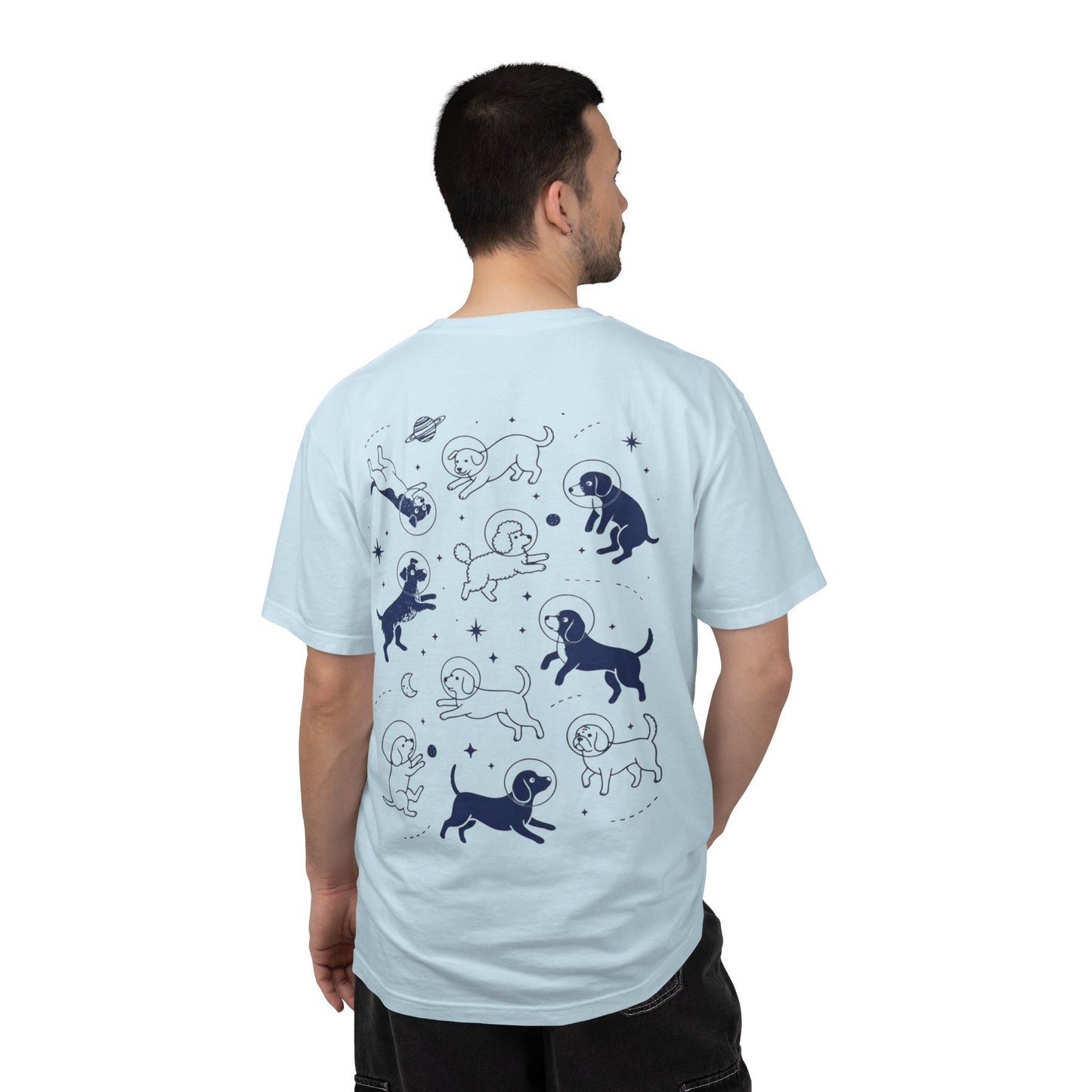Space Dogs T-Shirt – Cute Astronaut Dog Graphic Tee for Dog Lovers - 14680