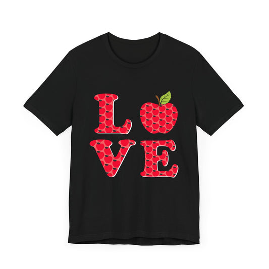 Teacher: LOVE - Unisex Jersey Short Sleeve Tee - 13478