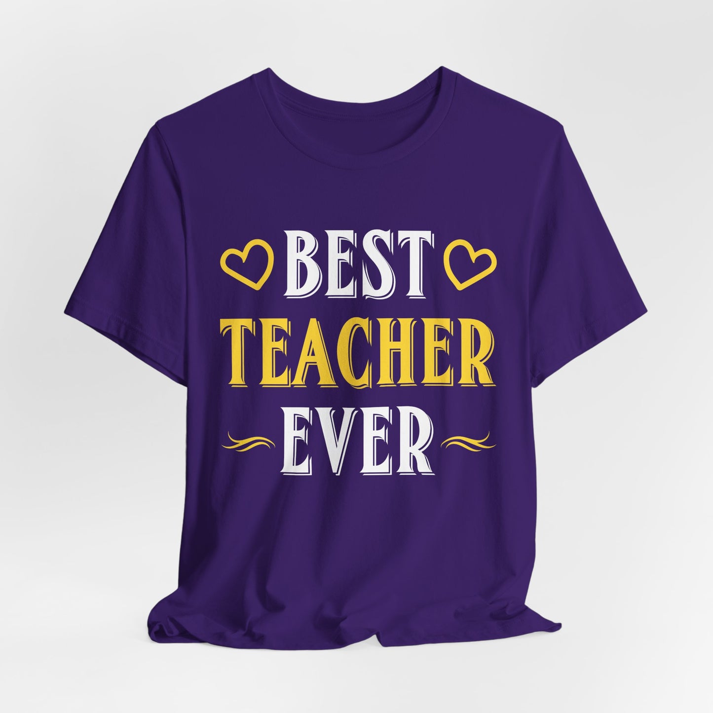 Best Teacher Ever - Unisex Jersey Short Sleeve Tee - 13396