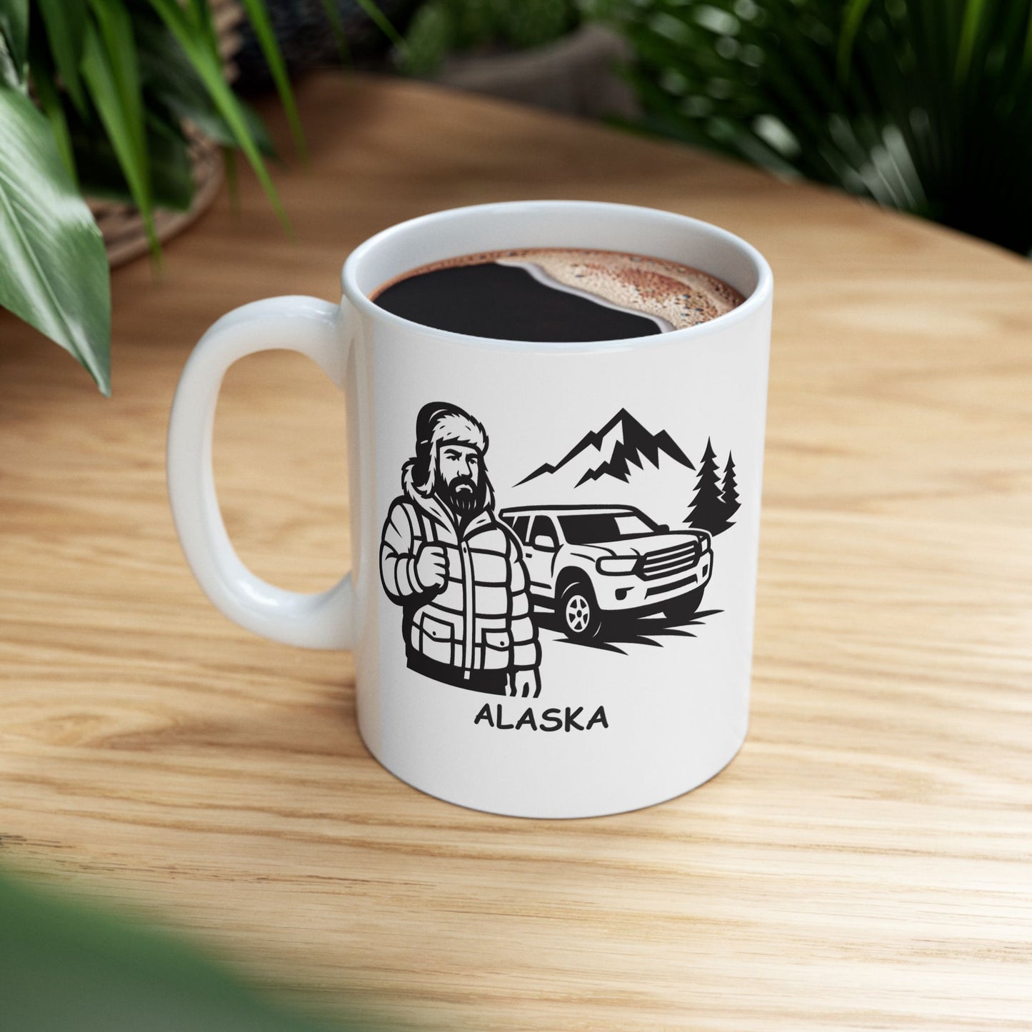 "You know you’re in Alaska when your car is a winter coat with wheels." Ceramic Mug 11/15oz - 12988