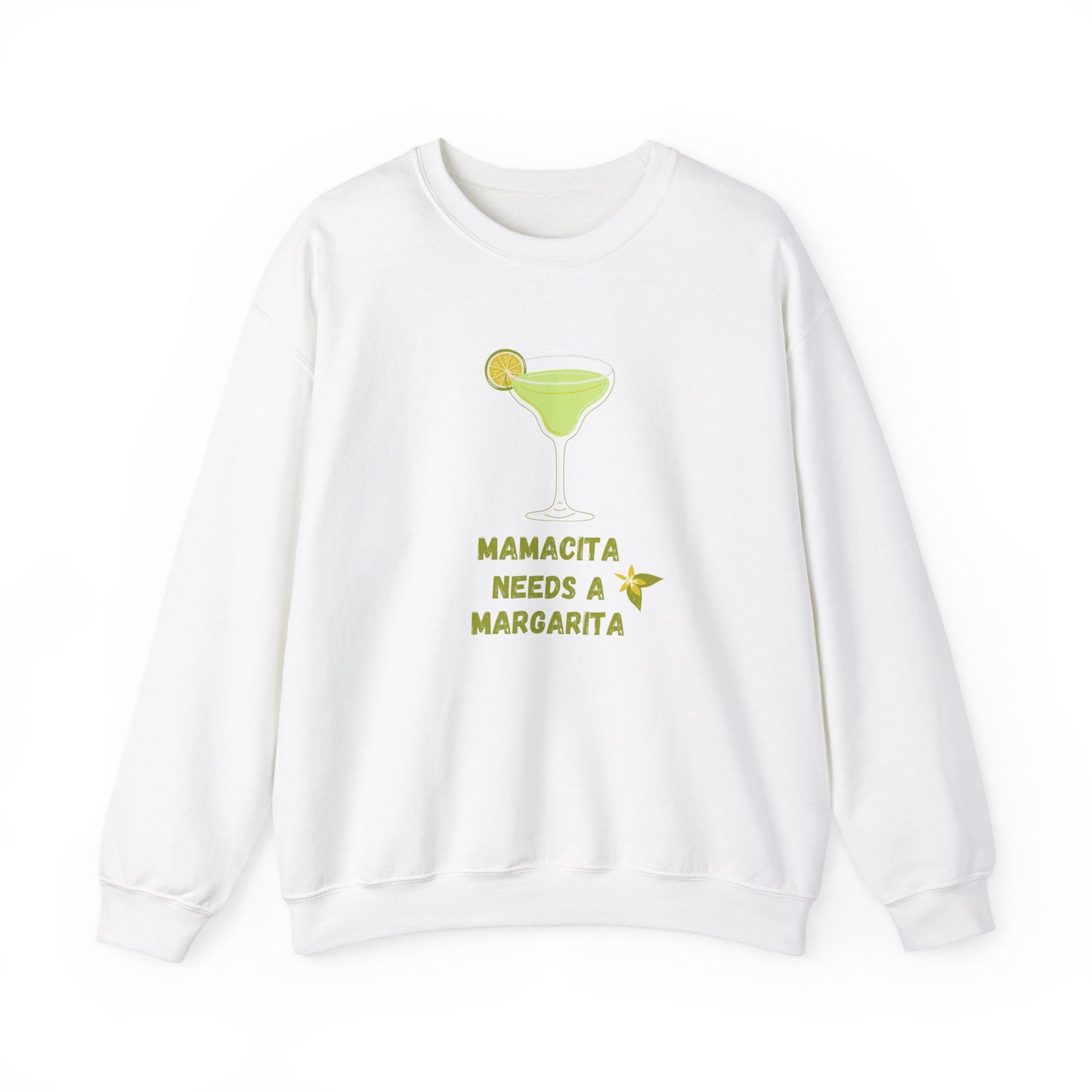Mamacita Needs a Margarita Sweatshirt | Unisex Heavy Blend™ Crewneck - 11891