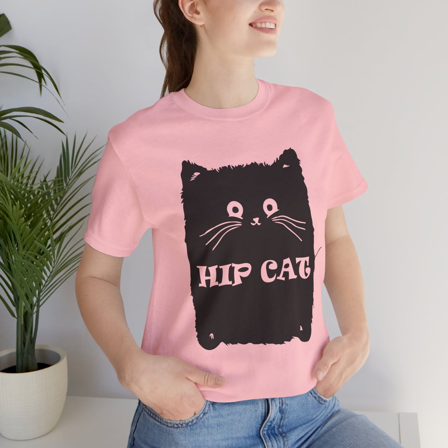 Hip Cat - Unisex Jersey Short Sleeve Tee