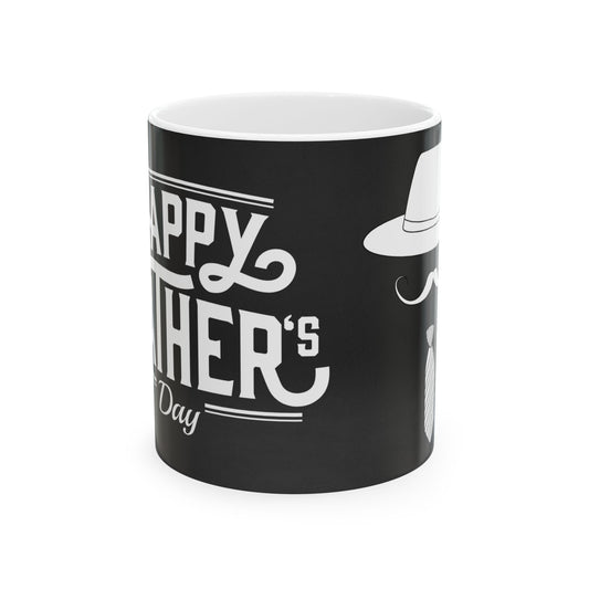 Happy Father's Day Ceramic Mug | Gift for Dad, Coffee Lover, Tea Enthusiast, Unique Father's Day Present - 14029