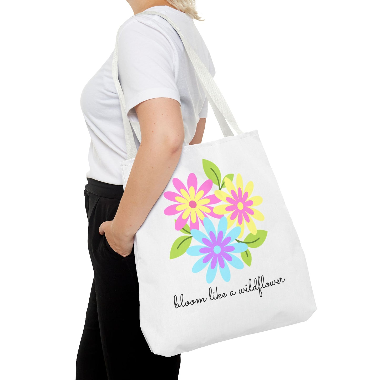 Bloom Like A Wildflower - Tote Bag - 10196