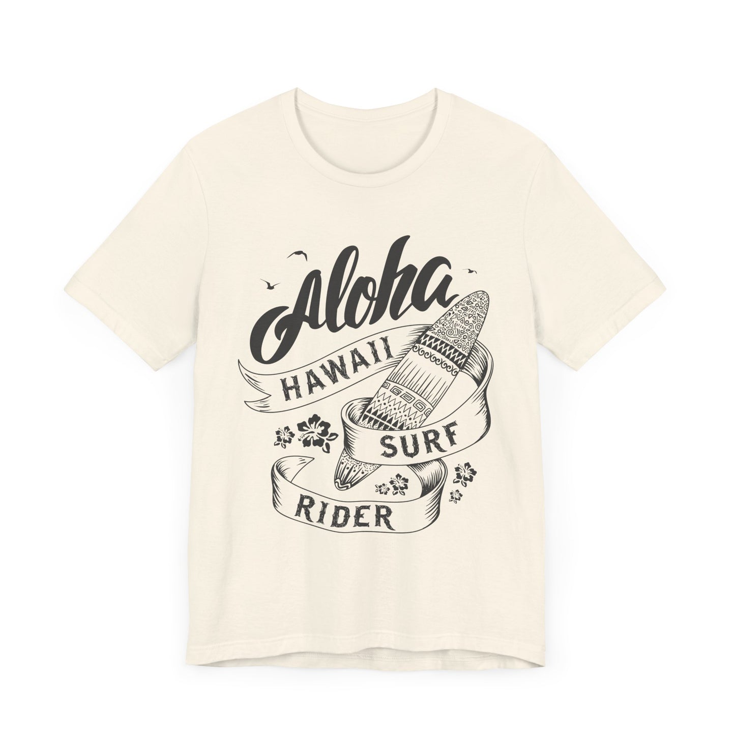 Aloha, Hawaii, Surf Rider - Unisex Jersey Short Sleeve Tee - 13181