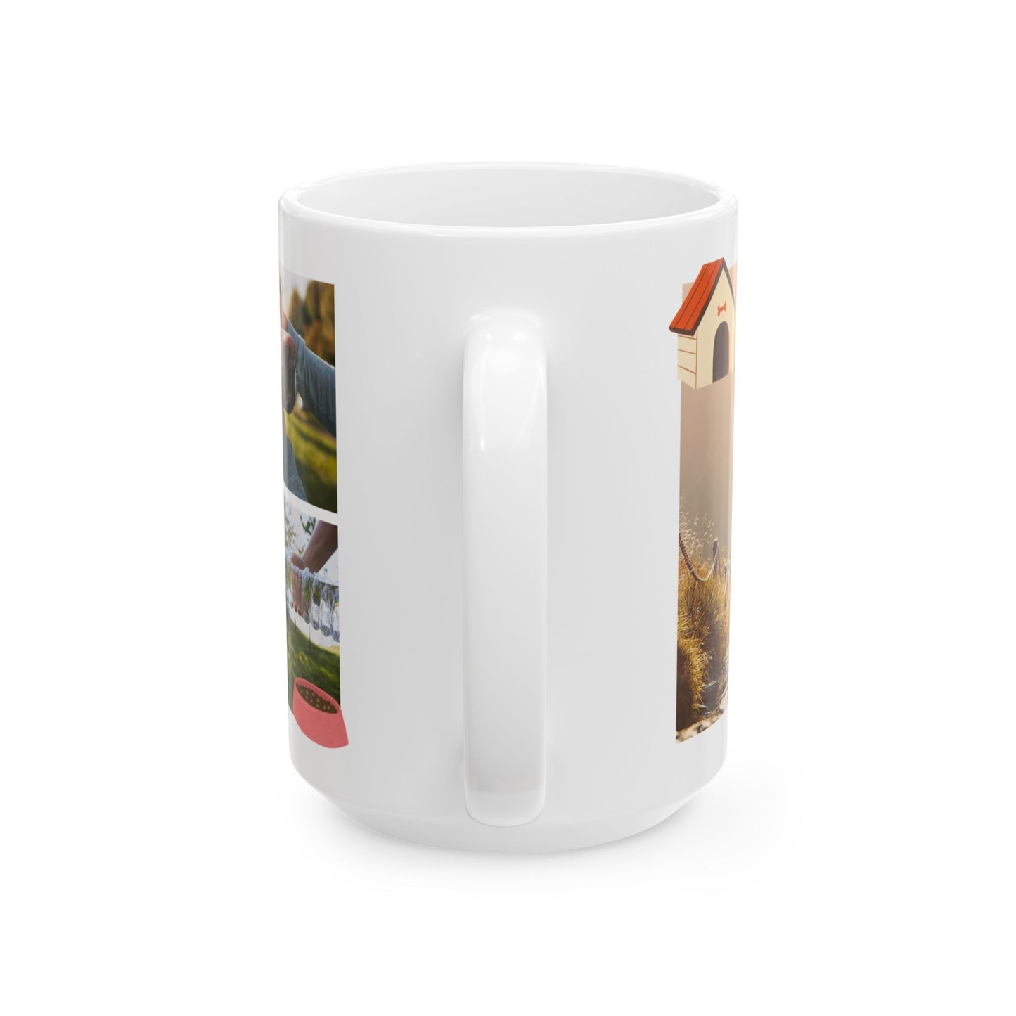 Personalized Pet Lover Mug, Dog Owner Gift, Custom Photo Cup, Cute Ceramic Drinkware, Unique Pet Memory - 14161