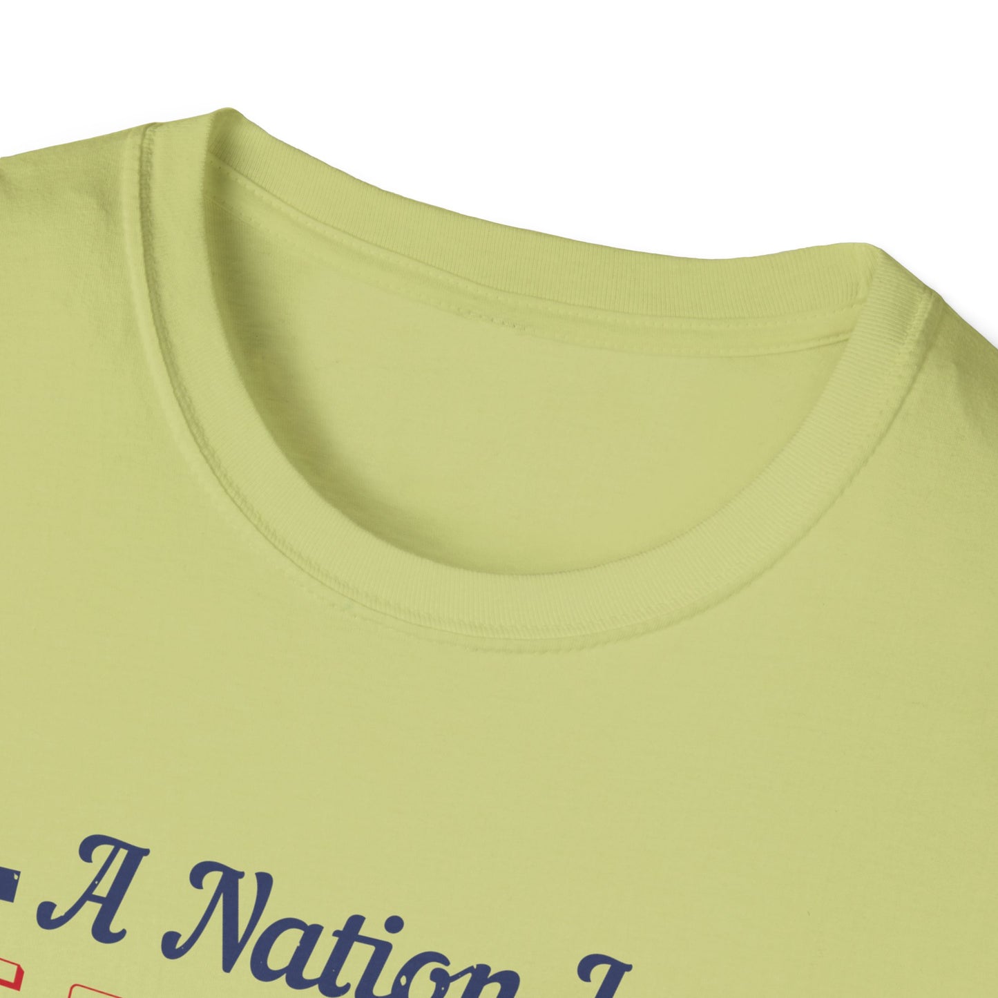 Patriotic Unisex T-Shirt - 'A Nation Is The Same People Living In The Same Place' - Ideal for Holidays, Celebrations, and Everyday Wear - 13791