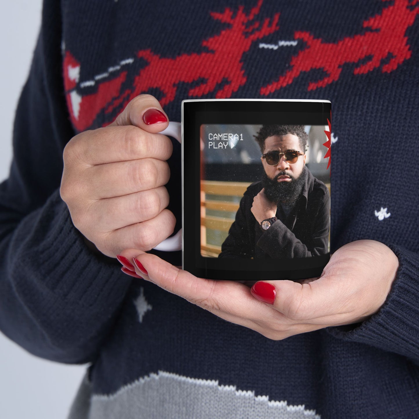 Personalized Dad Mug, Custom Coffee Cup, Gift for Father, I Love You Dad, Unique Father's Day Present - 14037