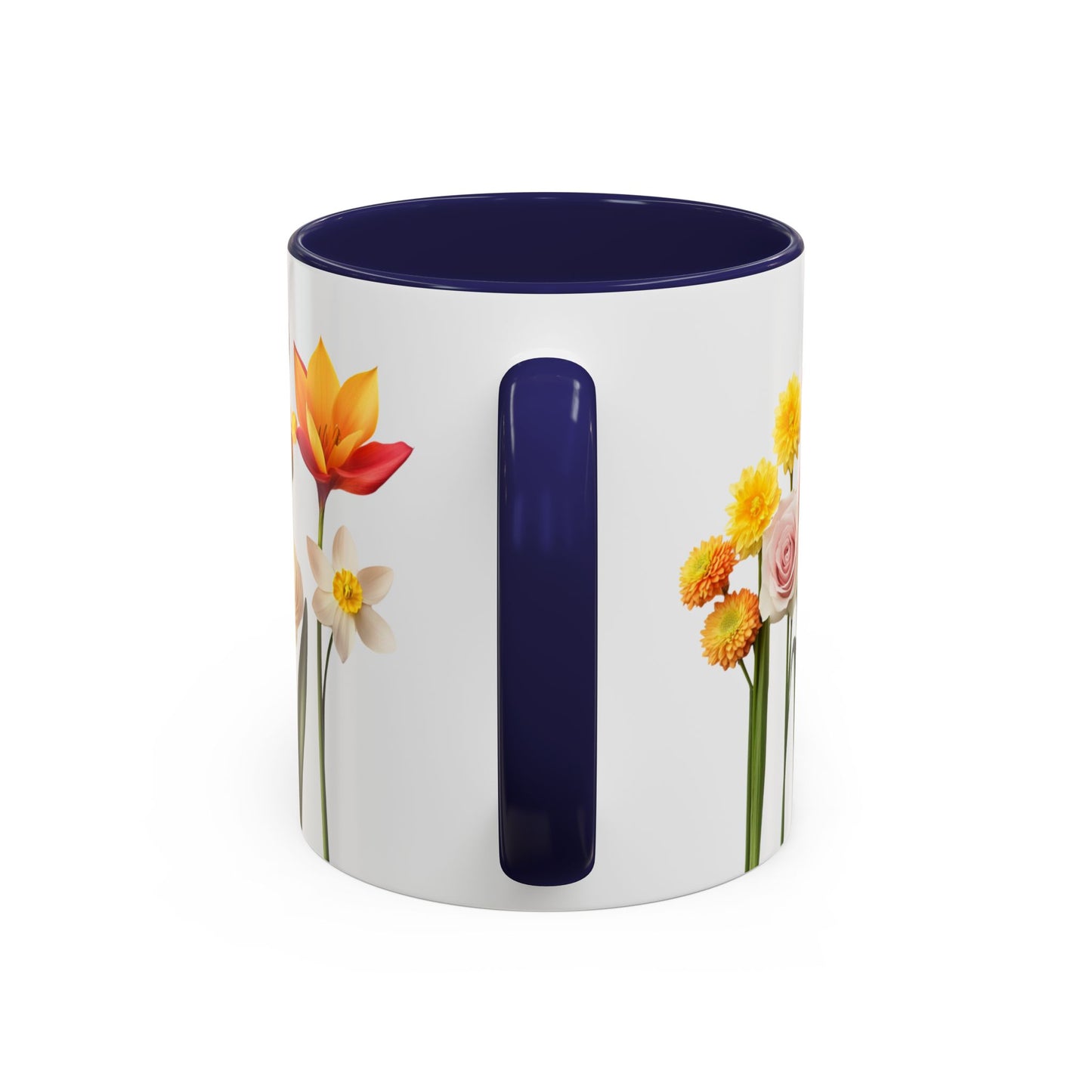 Bright Flowers - Accent Coffee Mug (11, 15oz) - 10400