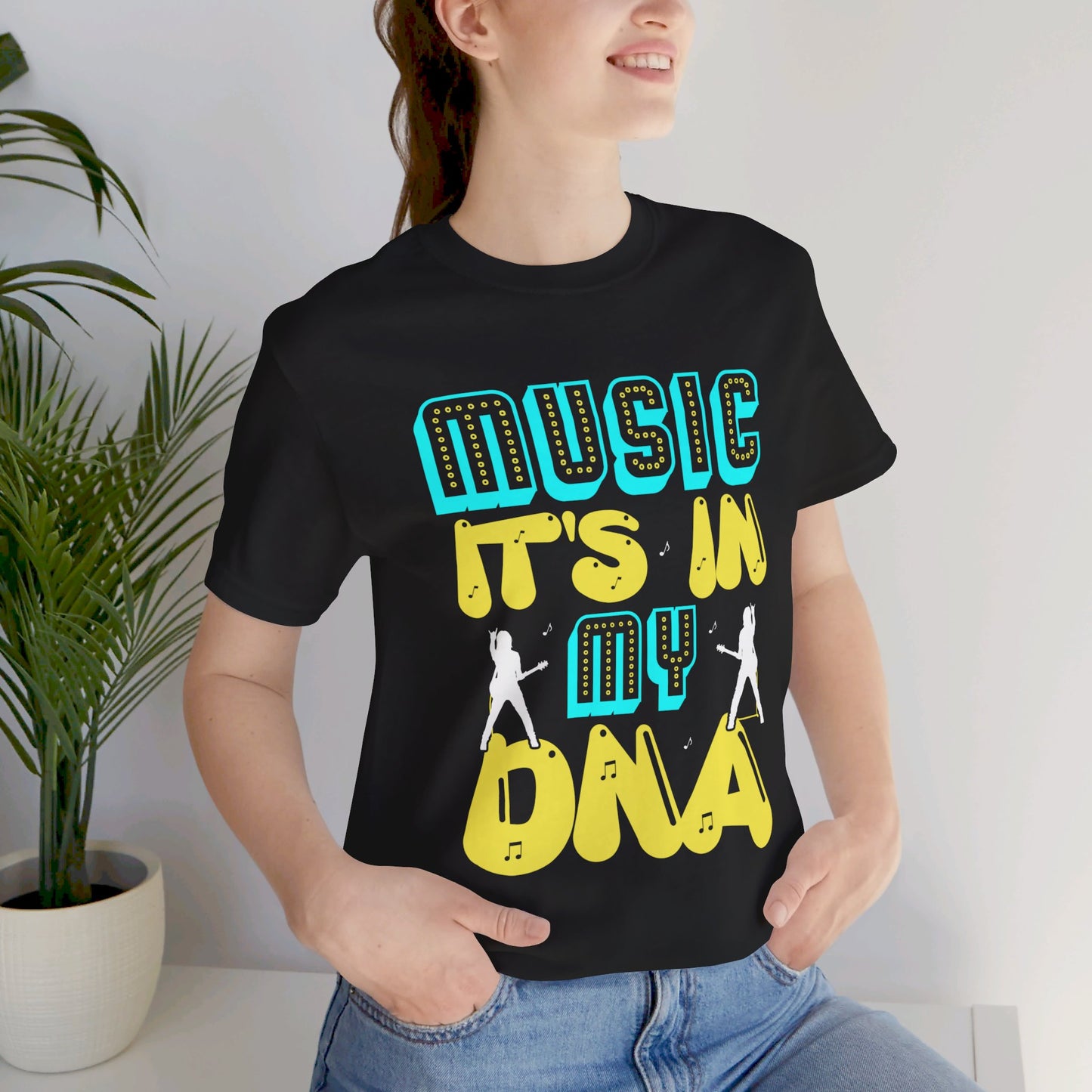 Music: It's In My DNA - Unisex Jersey Short Sleeve Tee