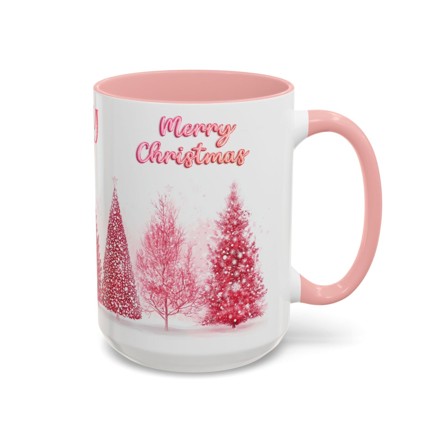 Pink Christmas - Accent Coffee Mug (11, 15oz)