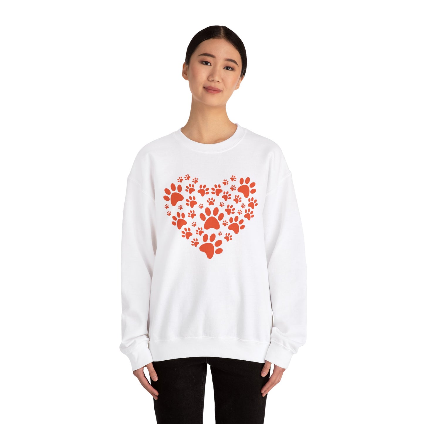 Little Paws, Big Love - Unisex Heavy Blend™ Crewneck Sweatshirt