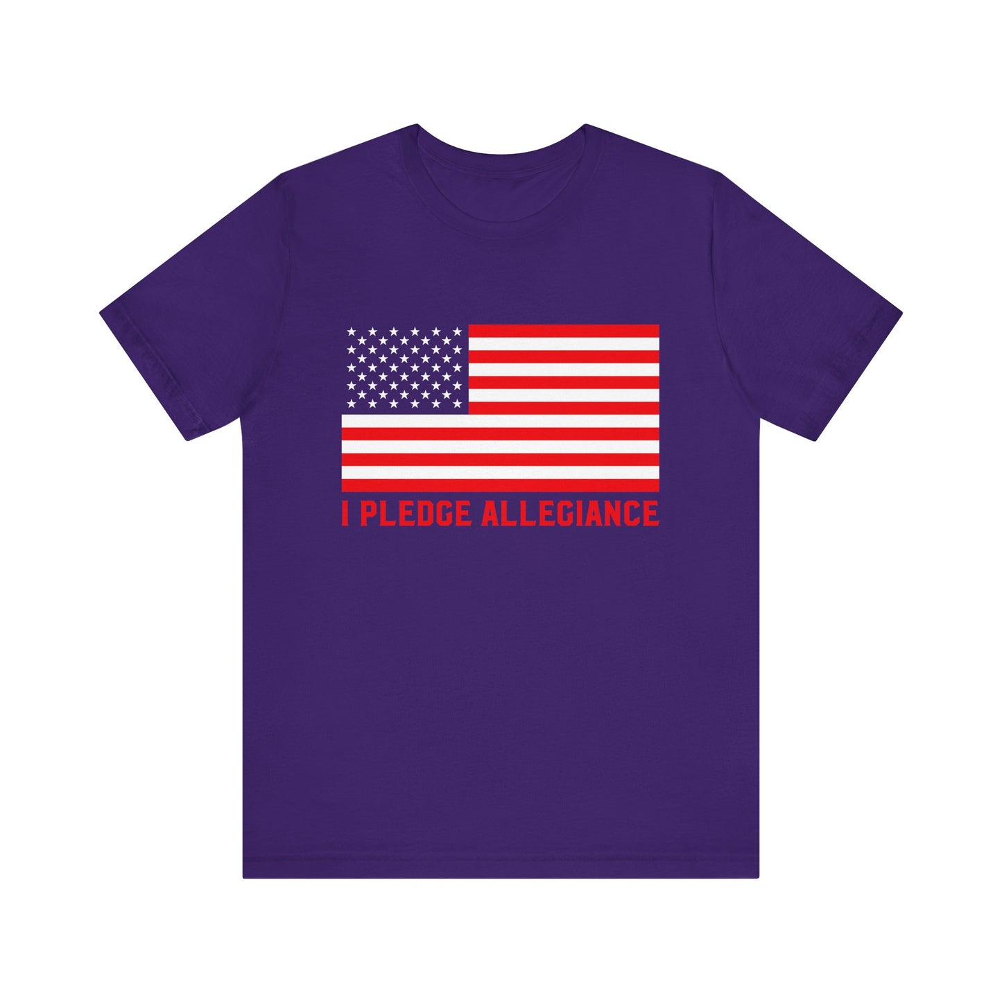Patriotic Pledge Tee, Unisex T-Shirt for Celebrating Freedom, Independence Day Shirt Gift for Patriots - 13697