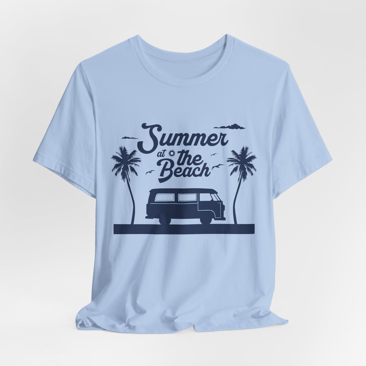 Summer At The Beach - Unisex Jersey Short Sleeve Tee