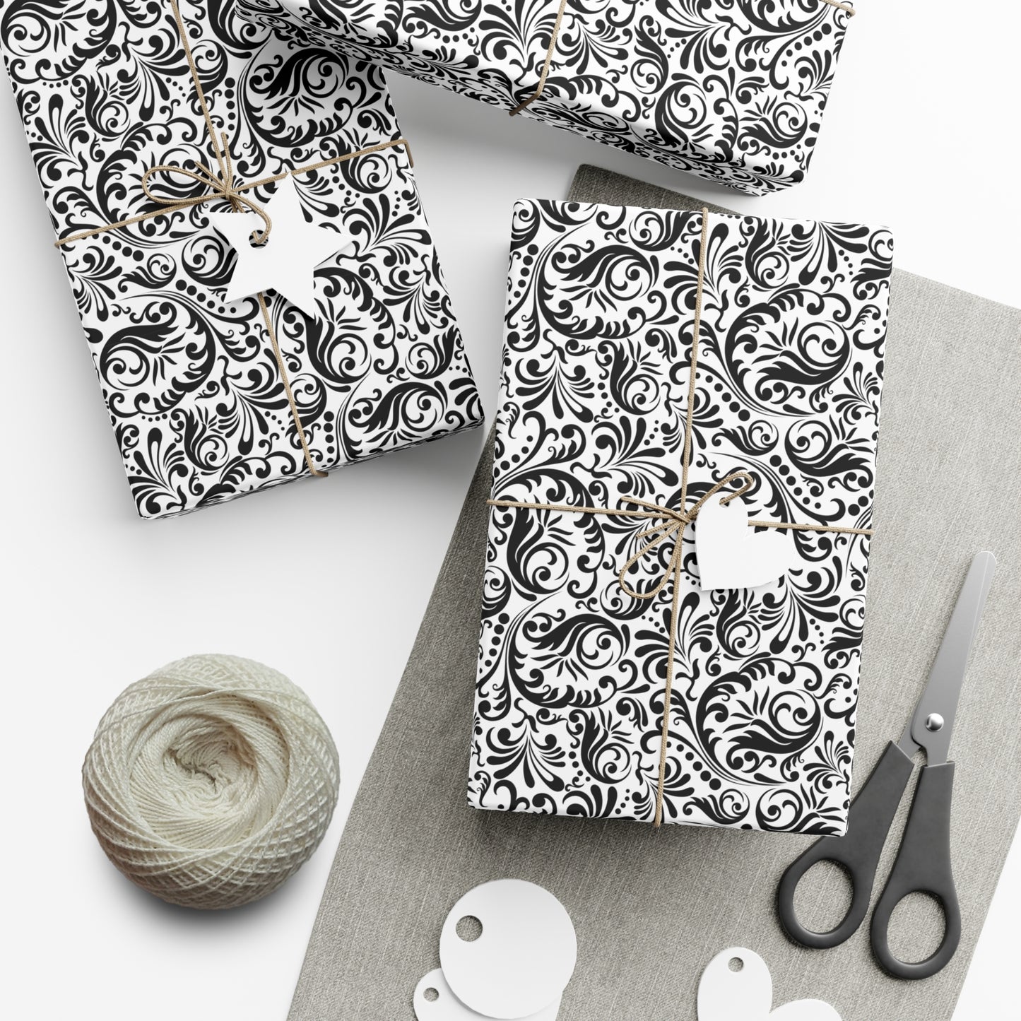 Black Pattern - Gift Wrap Papers - 10296