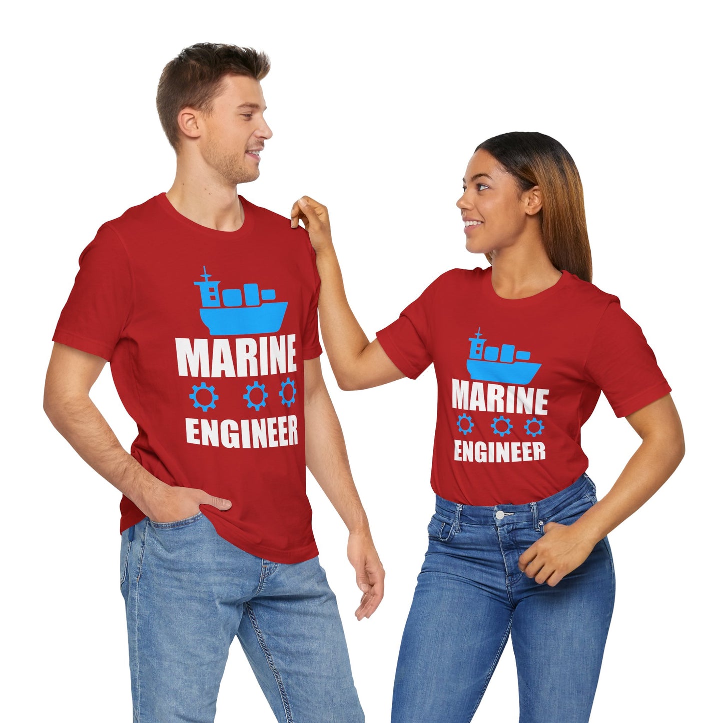 Marine Engineer - Unisex Jersey Short Sleeve Tee - 13667