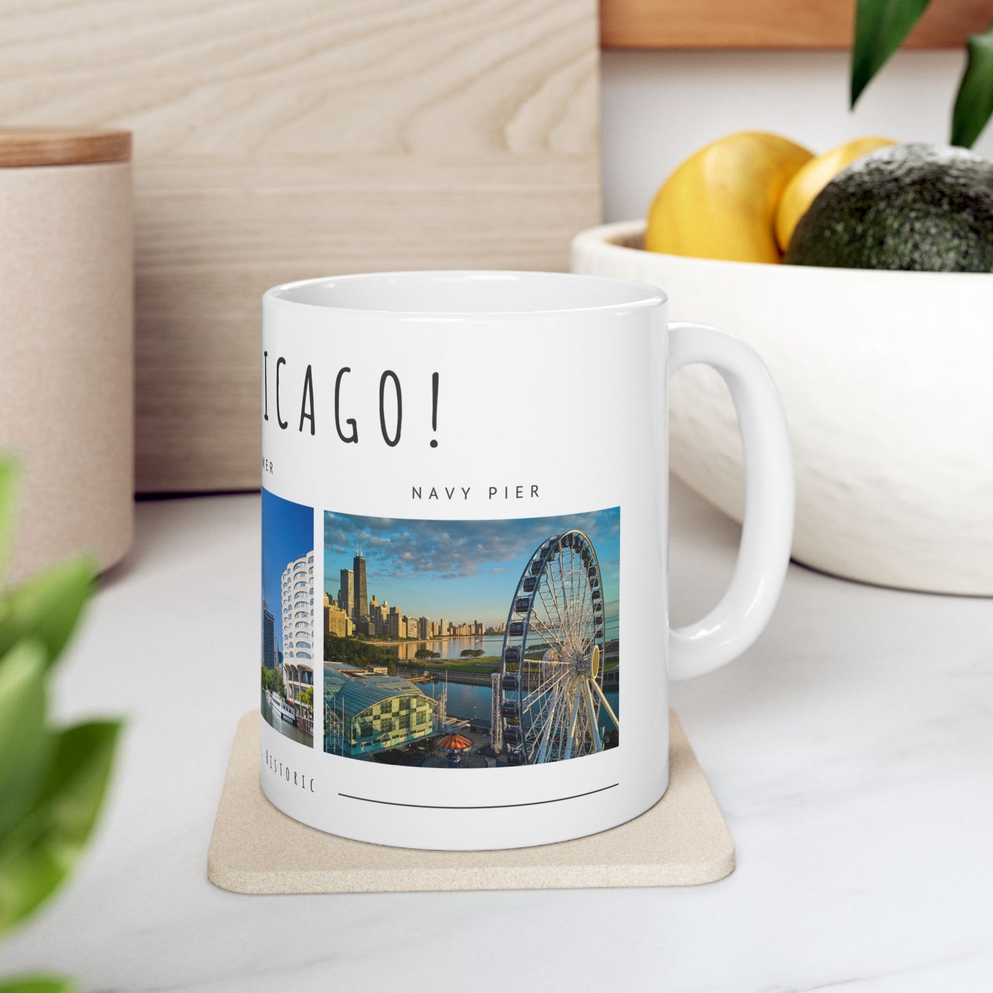Hello Chicago Ceramic Mug - 11oz & 15oz - 12023