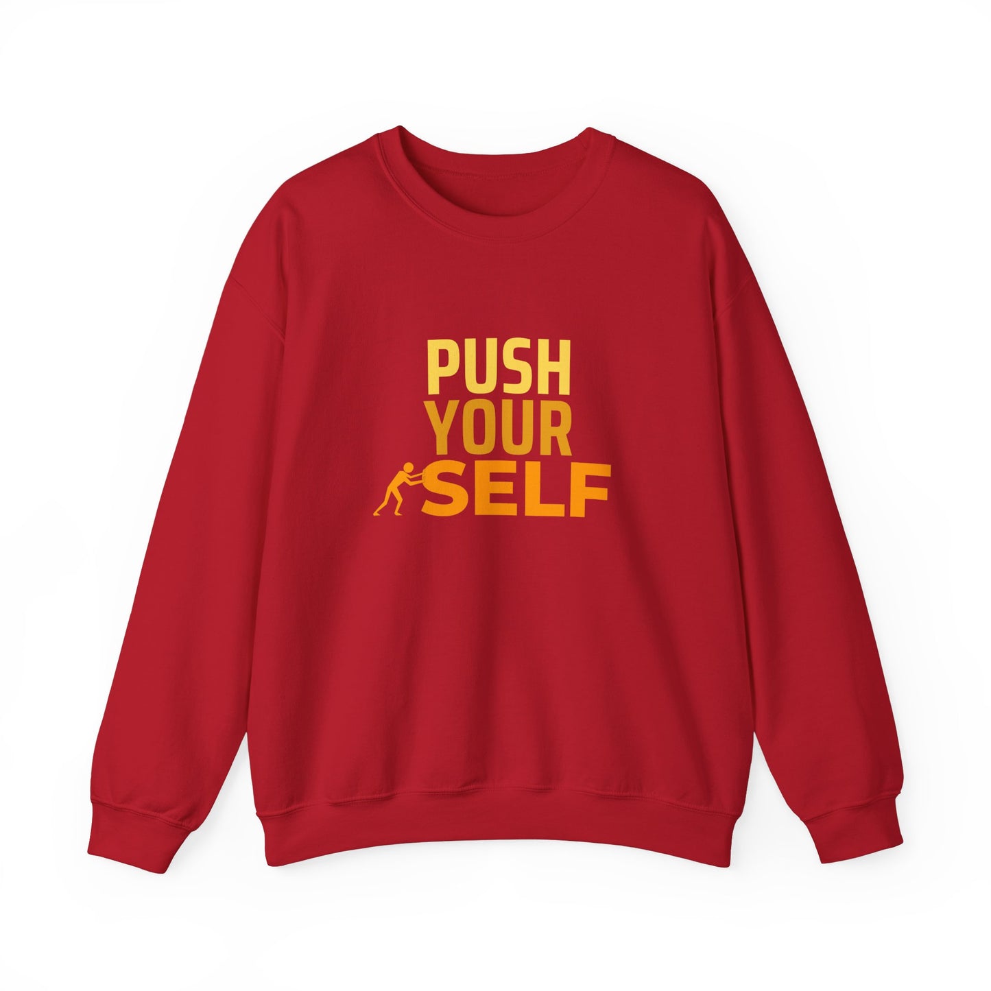 Push Yourself - Unisex Heavy Blend™ Crewneck Sweatshirt - 10591