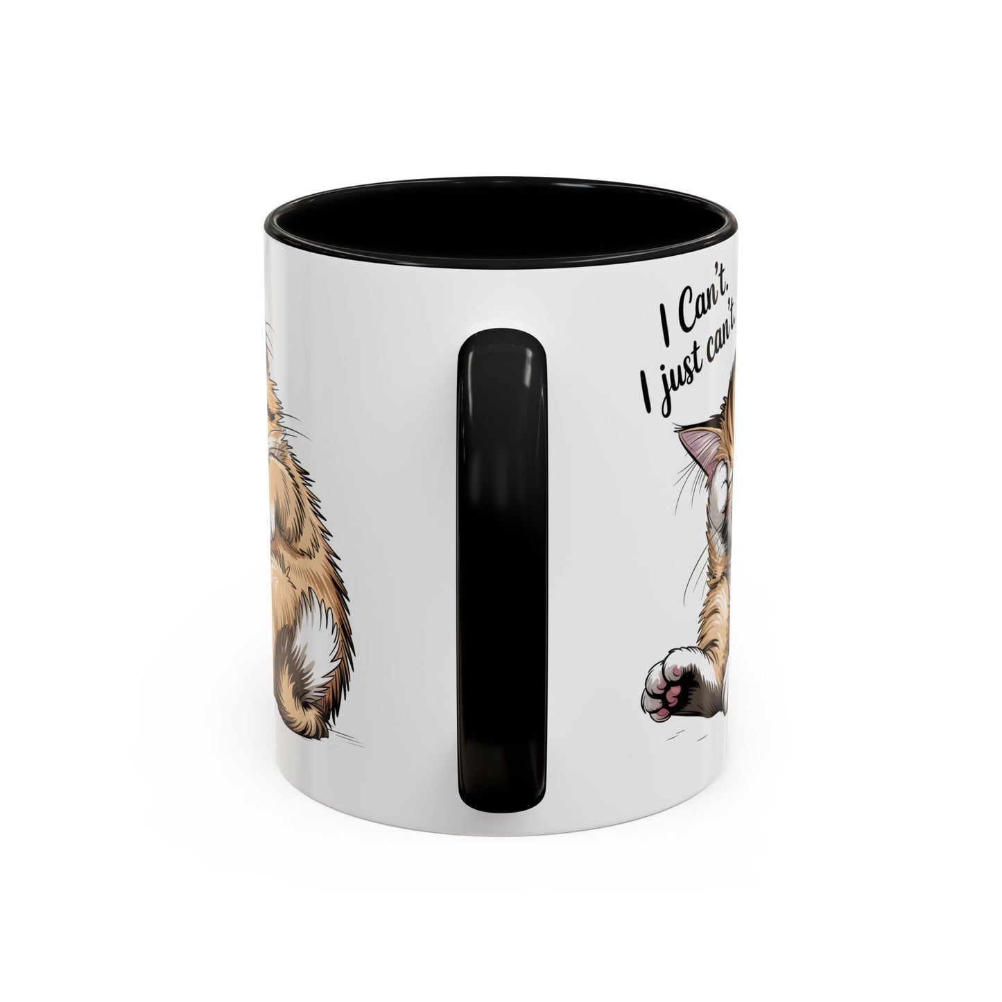 I Can’t, I Just Can’t – Cute Lazy Cat Mug, Funny Coffee Gift for Cat Lovers (11oz / 15oz) - 14787