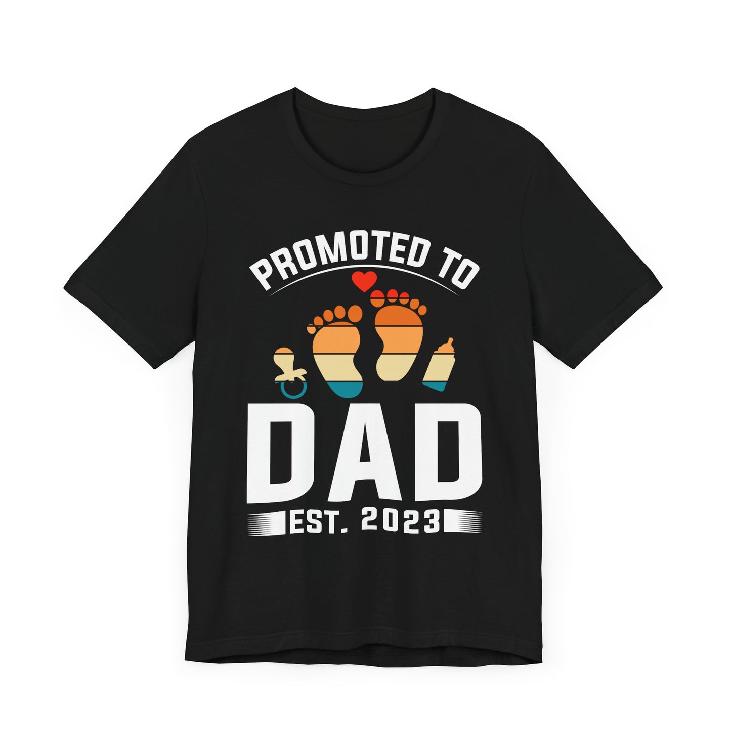 Promoted To Dad - Unisex Jersey Short Sleeve Tee - 13741