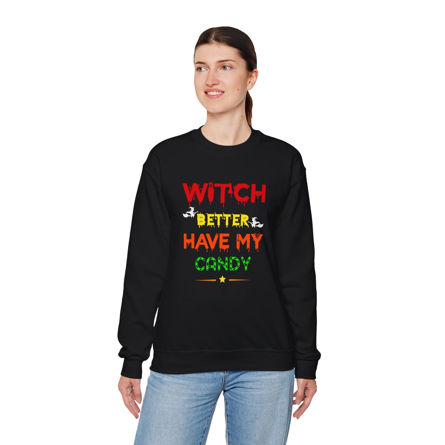 Witch, Better Have My Candy - Unisex Heavy Blend™ Crewneck Sweatshirt