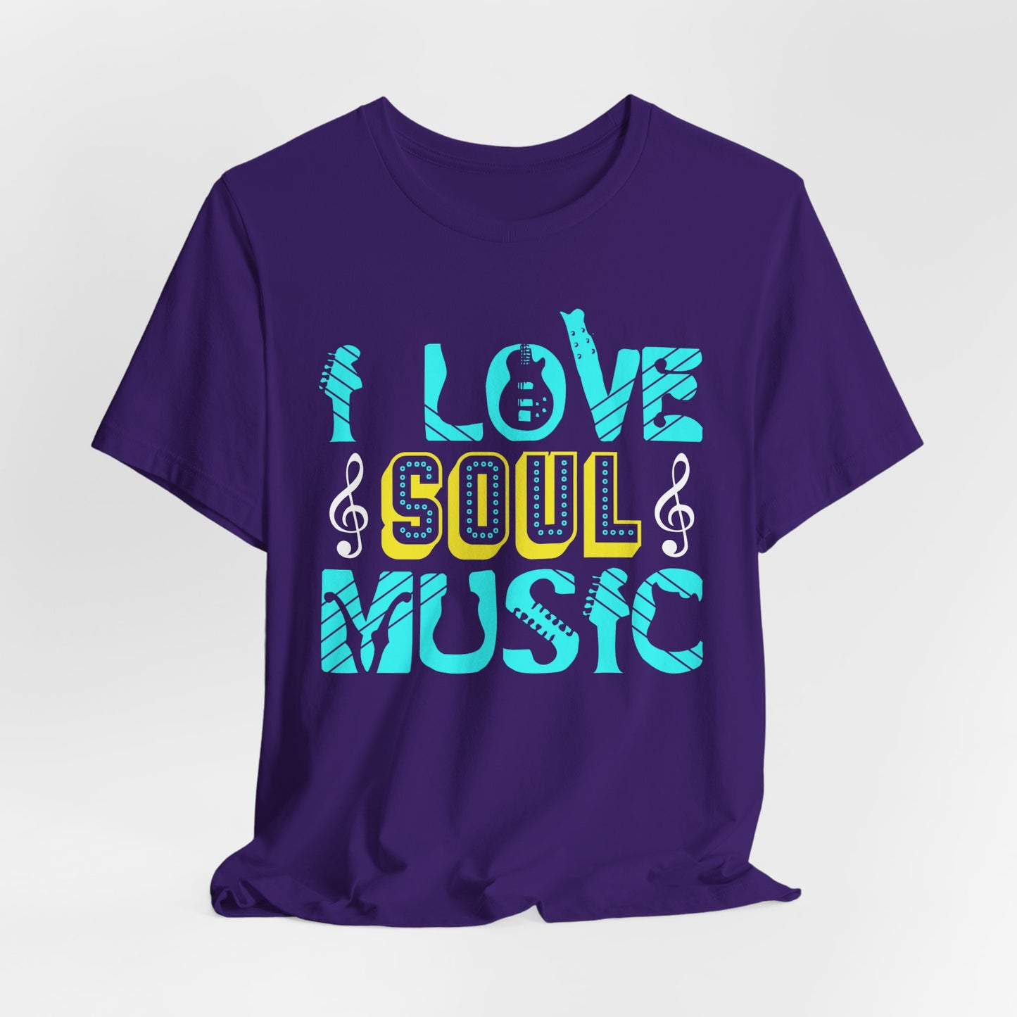 I Love Soul Music - Unisex Jersey Short Sleeve Tee