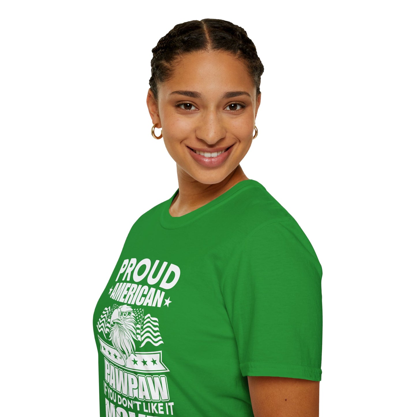 Proud American Pawpaw T-Shirt, Unisex Tee for Grandfather, Father's Day Gift, Casual Wear, Patriotic Shirt, Comfortable Tee - 13787