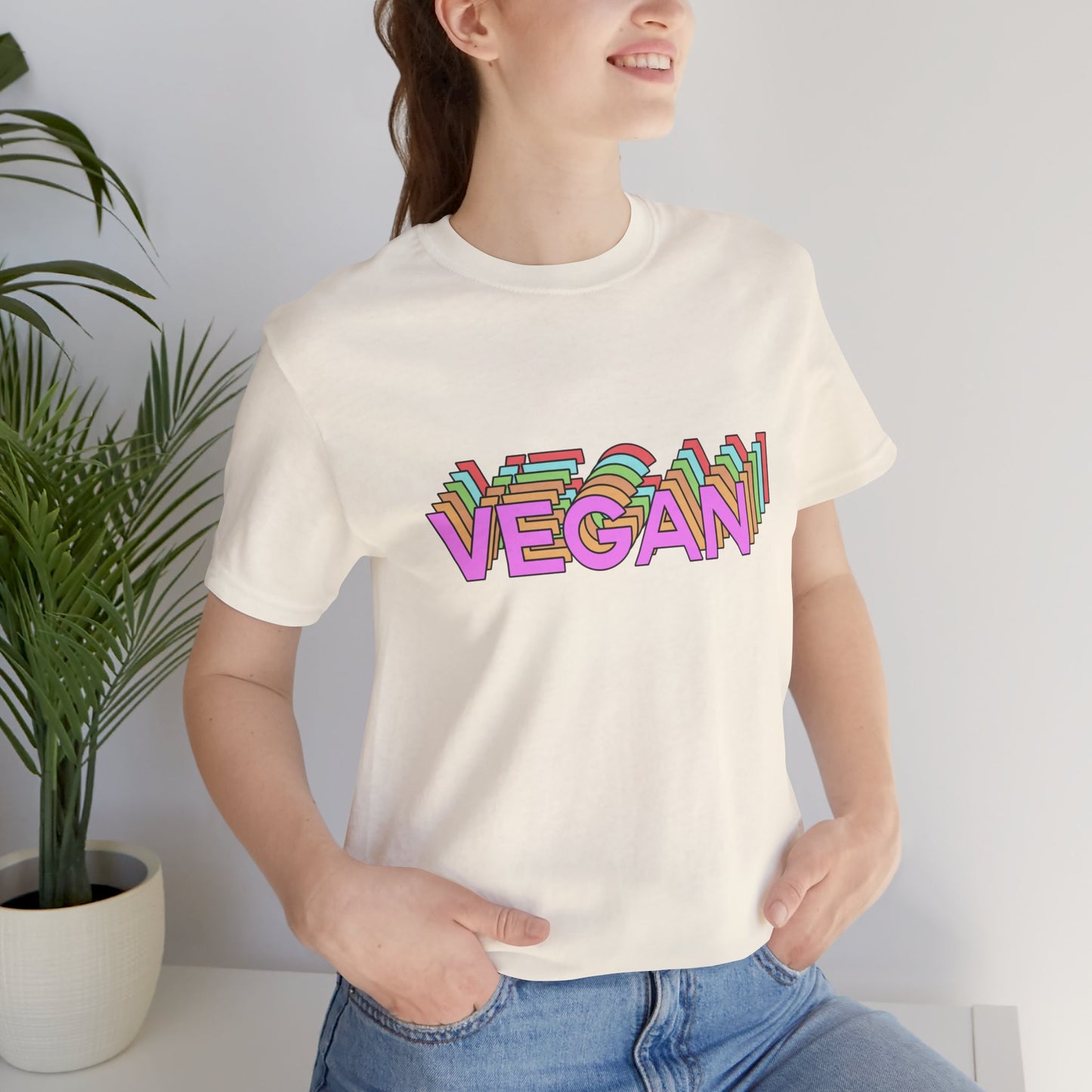 Vegan - Unisex Jersey Short Sleeve Tee