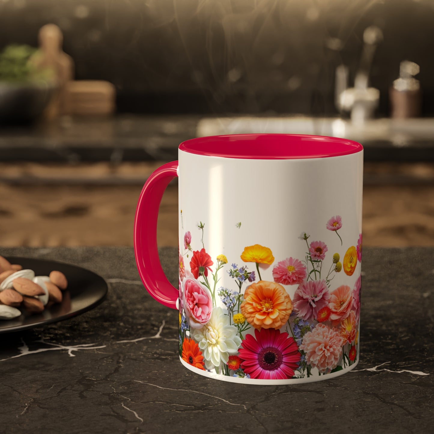 Bright Flowers - Colorful Mugs, 11oz