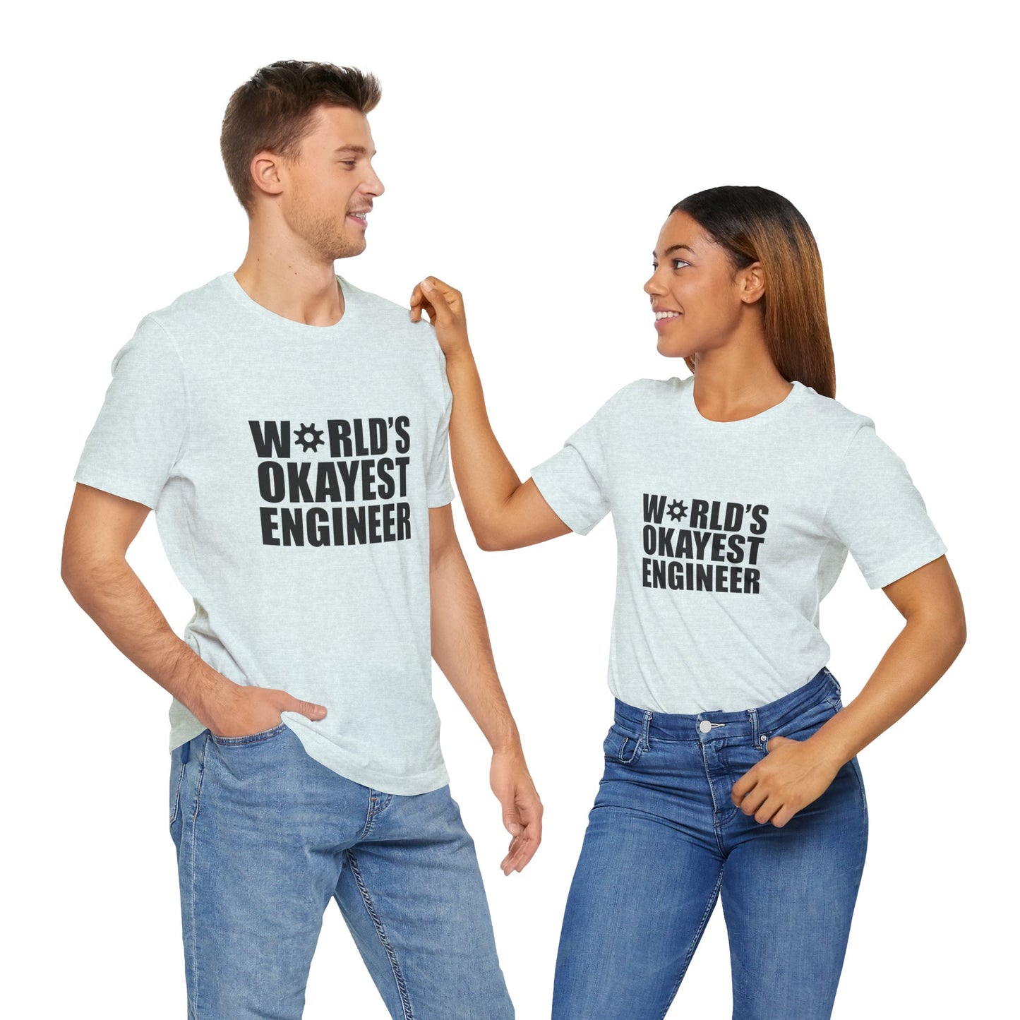 Engineer: World's Okayest Engineer - Unisex Jersey Short Sleeve Tee