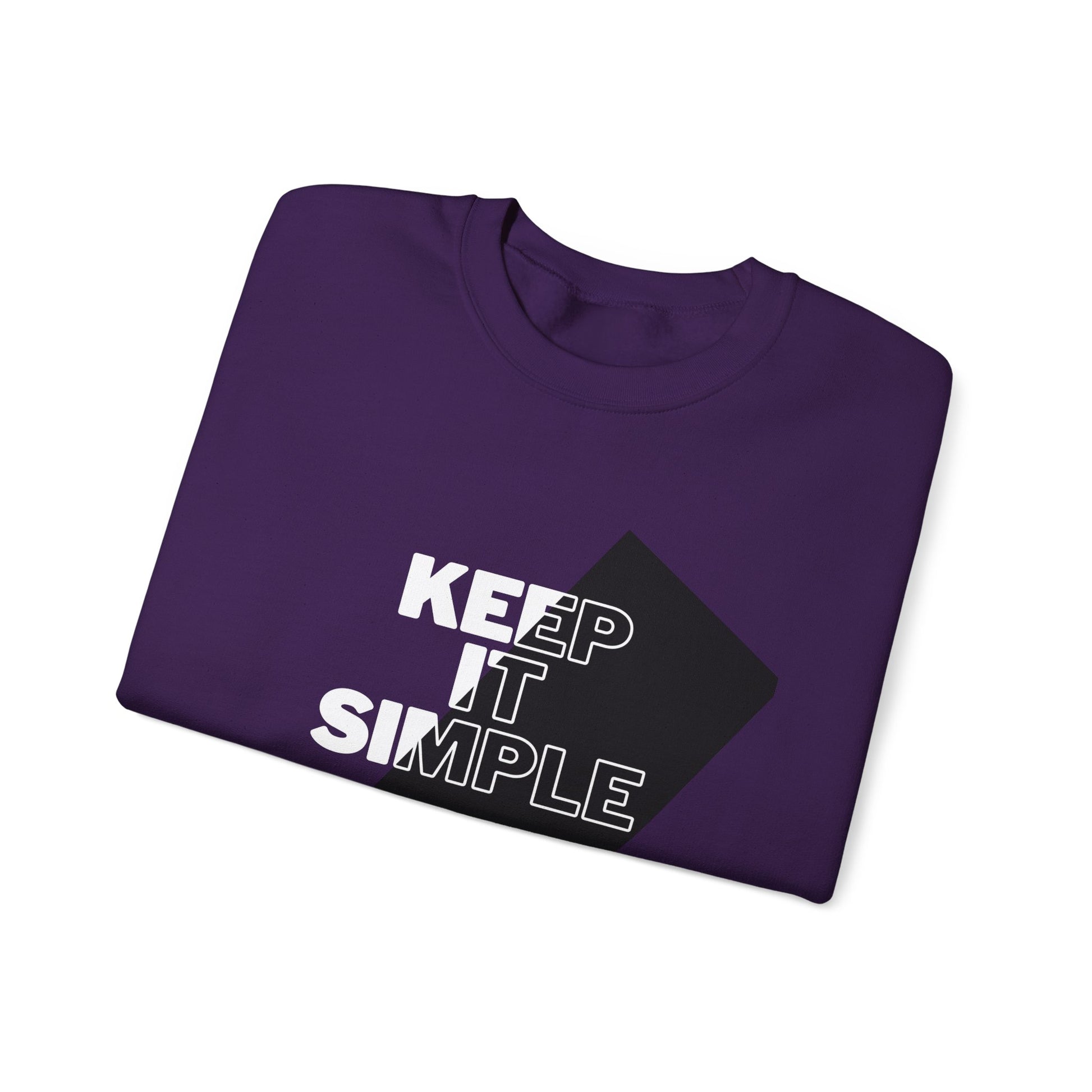 Keep It Simple - Unisex Heavy Blend™ Crewneck Sweatshirt | Crew neck,DTG,Embroidery,Men's Clothing,Neck Labels,Regular fit,Sweatshirts,TikTok,Unisex,Women's Clothing