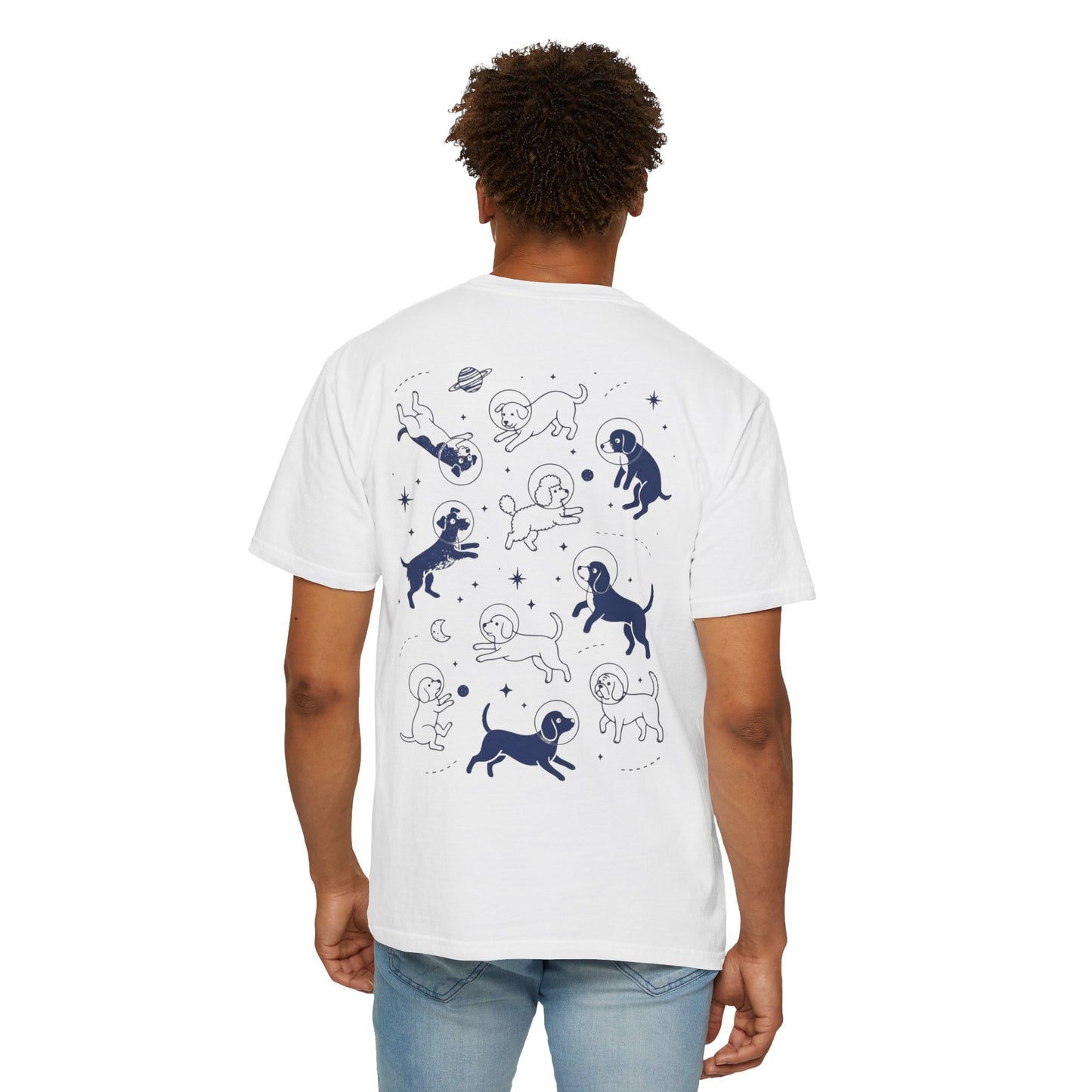 Space Dogs T-Shirt – Cute Astronaut Dog Graphic Tee for Dog Lovers - 14680