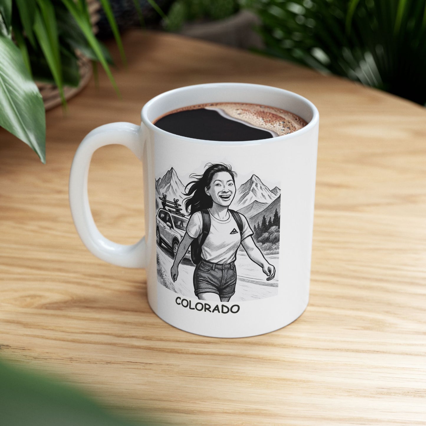 "In Colorado, we don’t sweat. We glow." Ceramic Mug - 13430