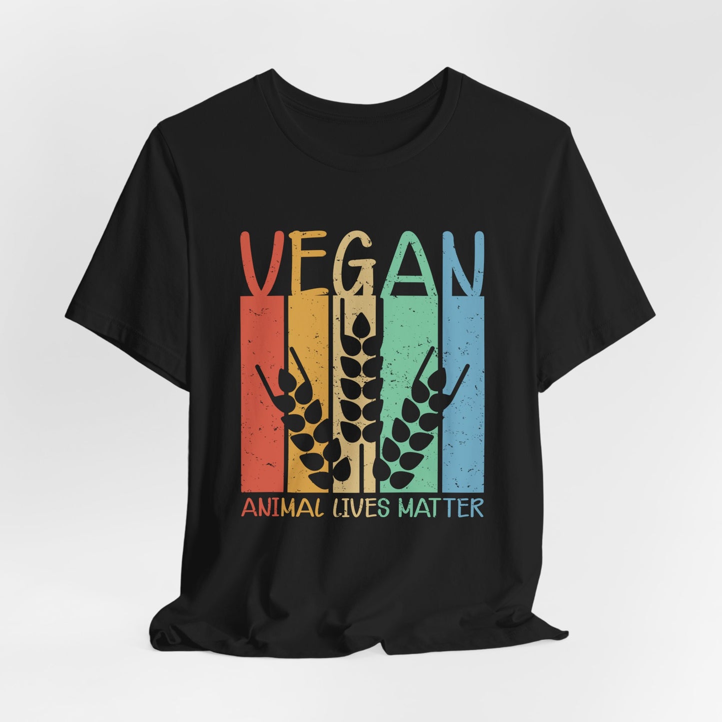 Vegan: Animal Lives Matter - Unisex Jersey Short Sleeve Tee