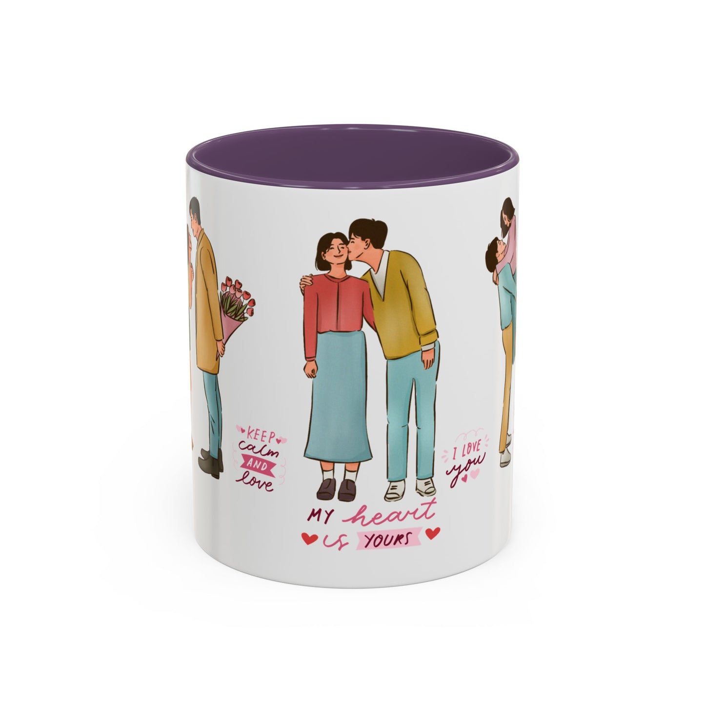My Heart is Yours - Accent Coffee Mug (11, 15oz) - 11576