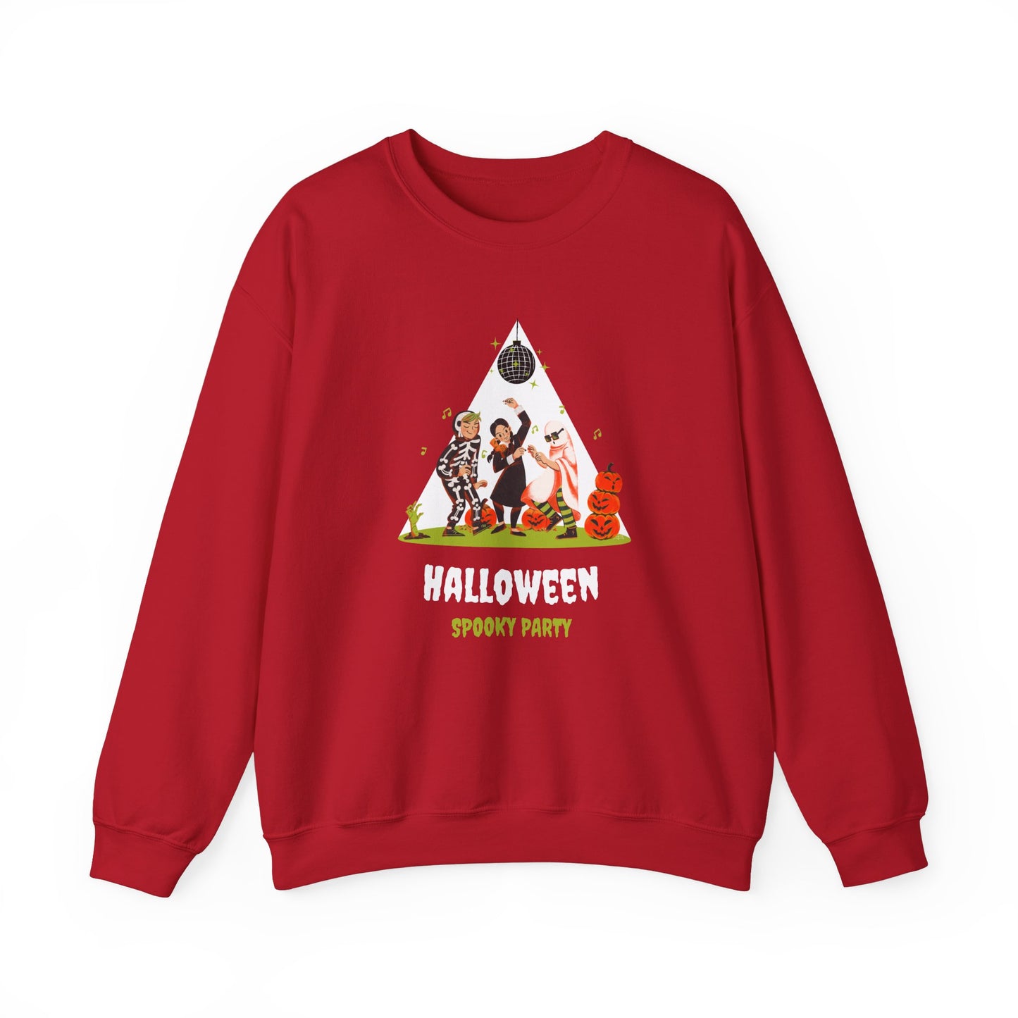 Halloween, Spooky Party - Unisex Heavy Blend™ Crewneck Sweatshirt