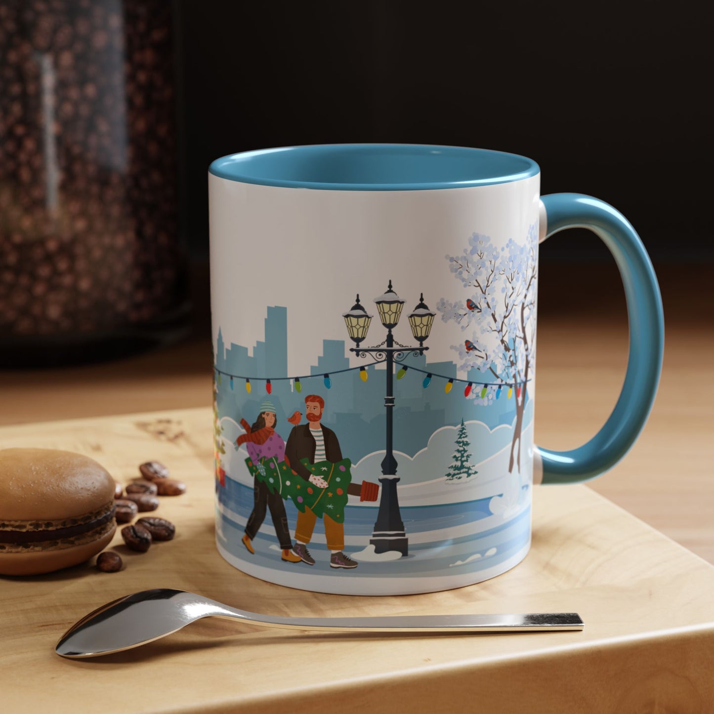 Christmas Street - Accent Coffee Mug (11, 15oz) - 10439